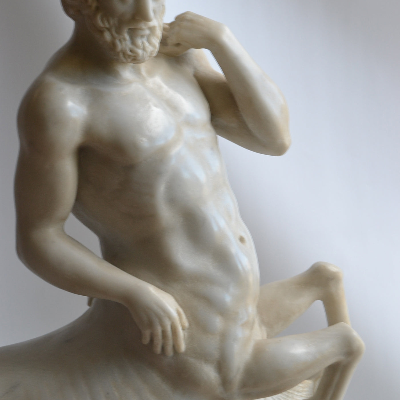 Zentaur Weiß Carrara Skulptur - Alternative Ansicht 5