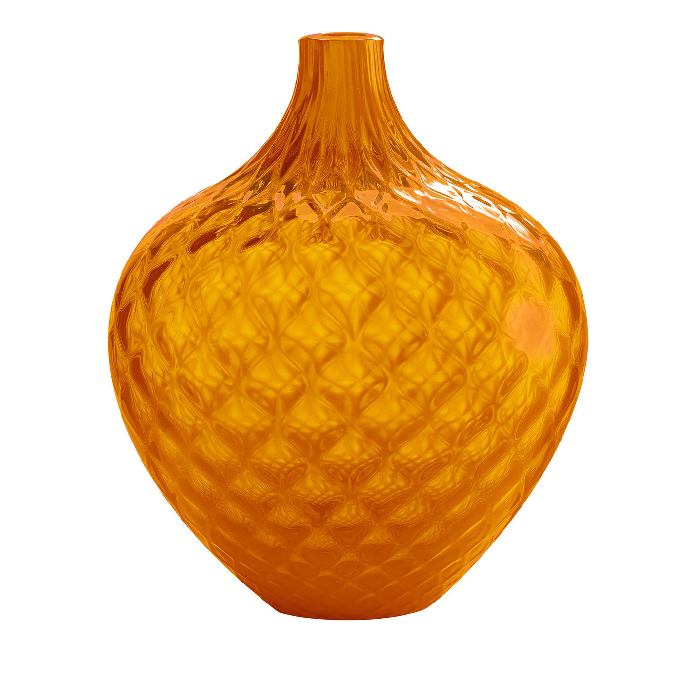 Samarcanda Vaso decorativo medio arancione Balloton - Vista principale