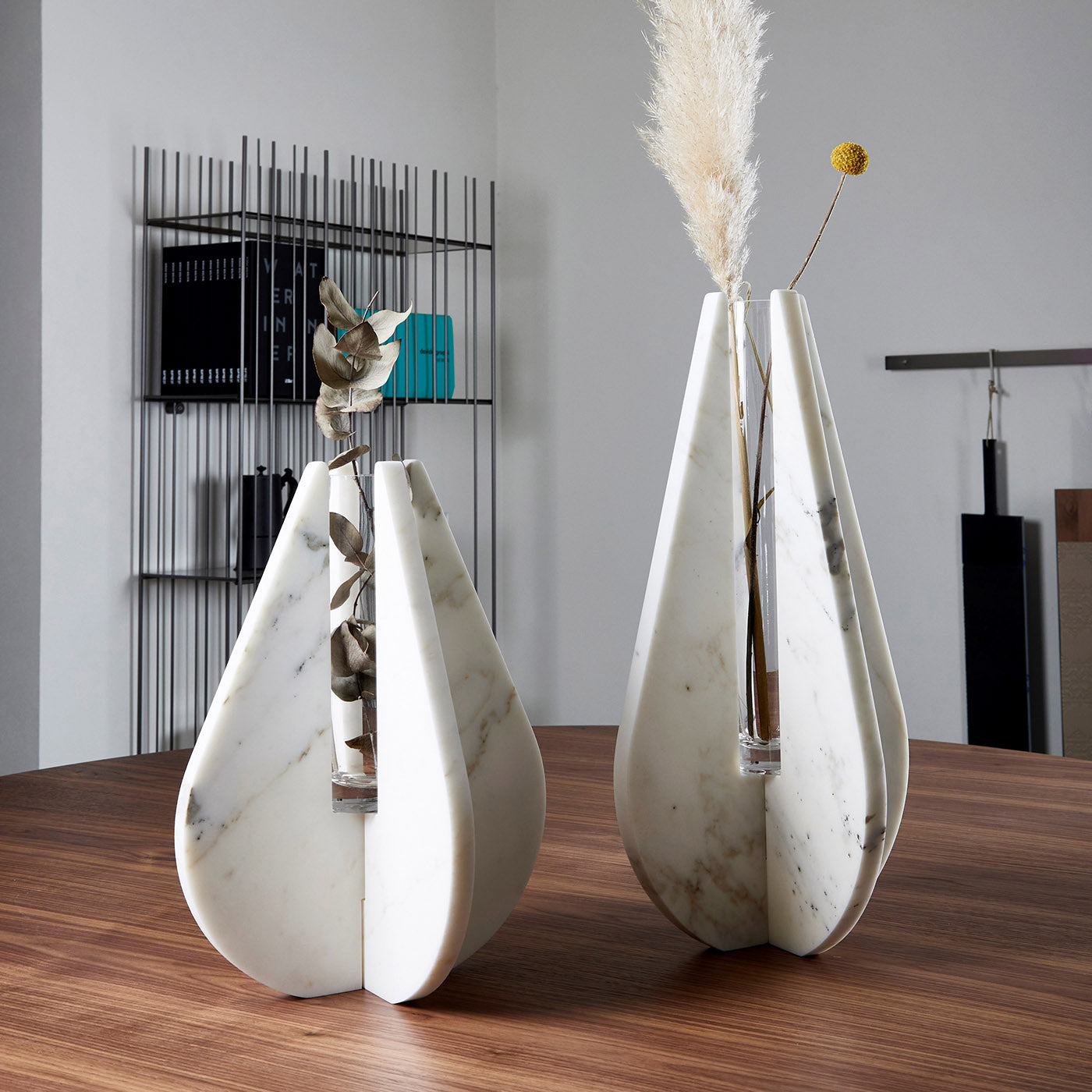 Drop White Carrara Vase #3 by Alessandra Grasso - Alternative view 3