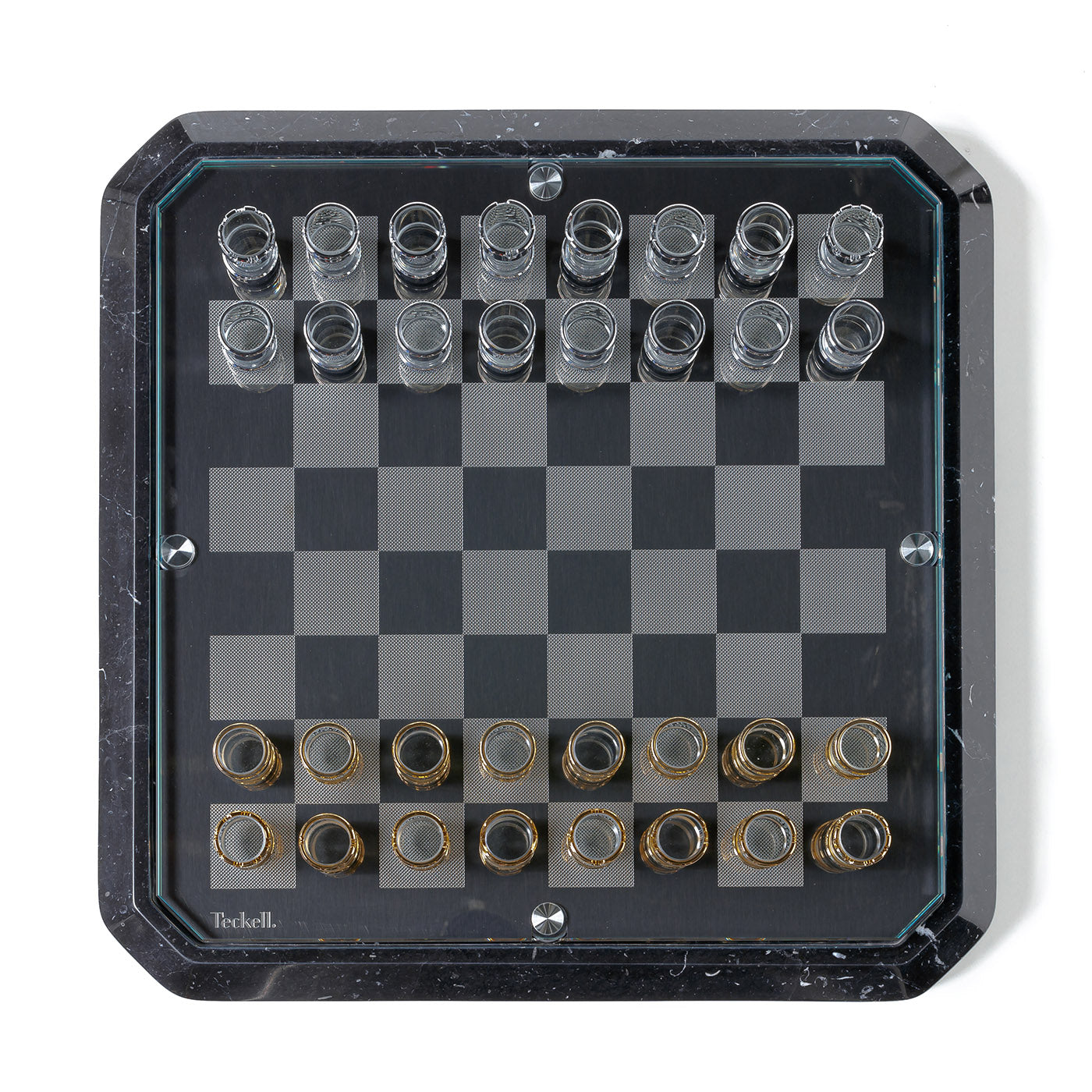 Stratego, scacchiera in marmo nero - Vista alternativa 1