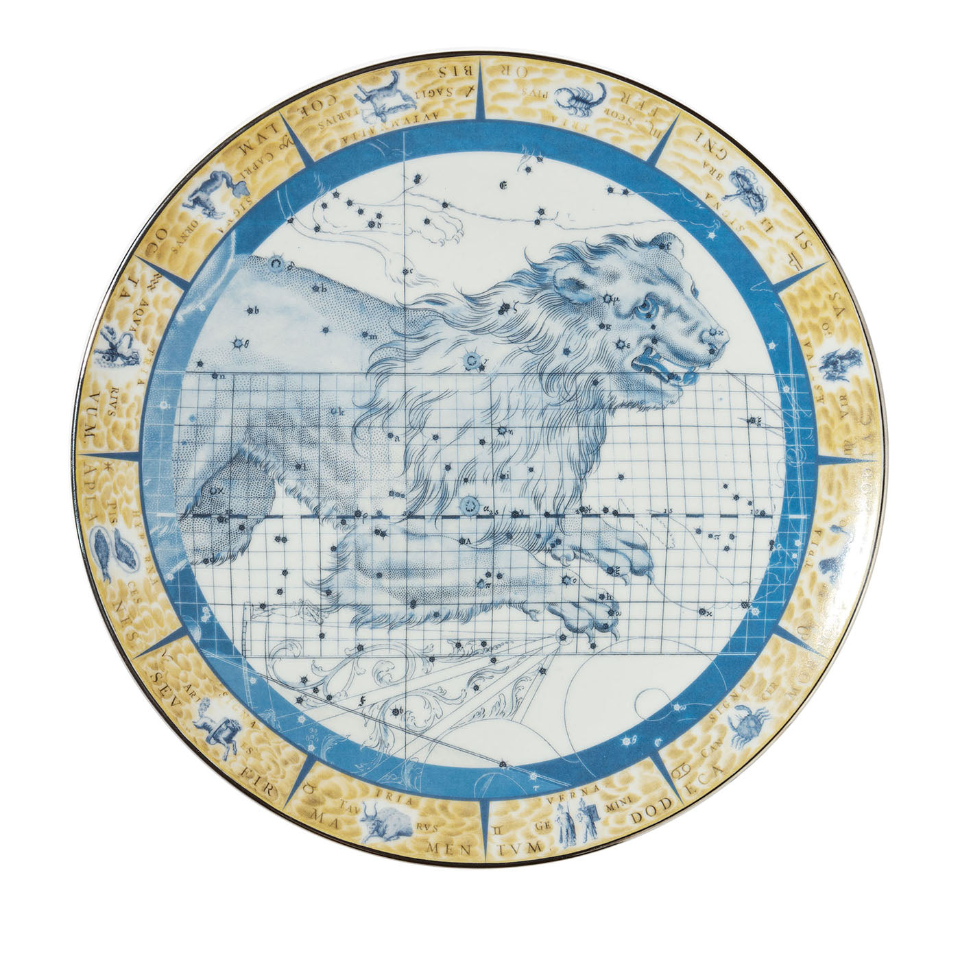 Zodiacus Leo Decorative Porcelain Plate - Main view
