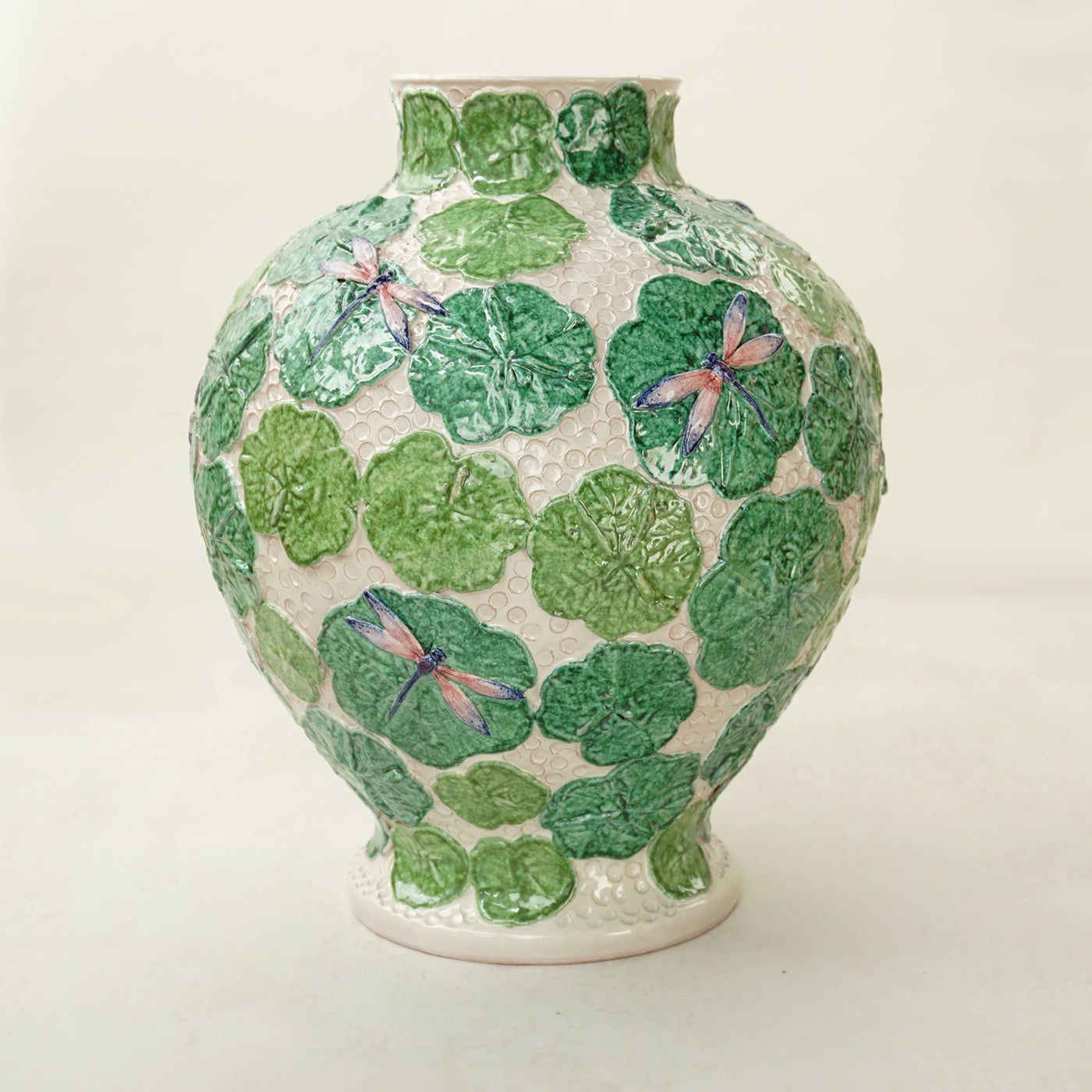 Libellule Polychrome Ceramic Vase - Alternative view 3