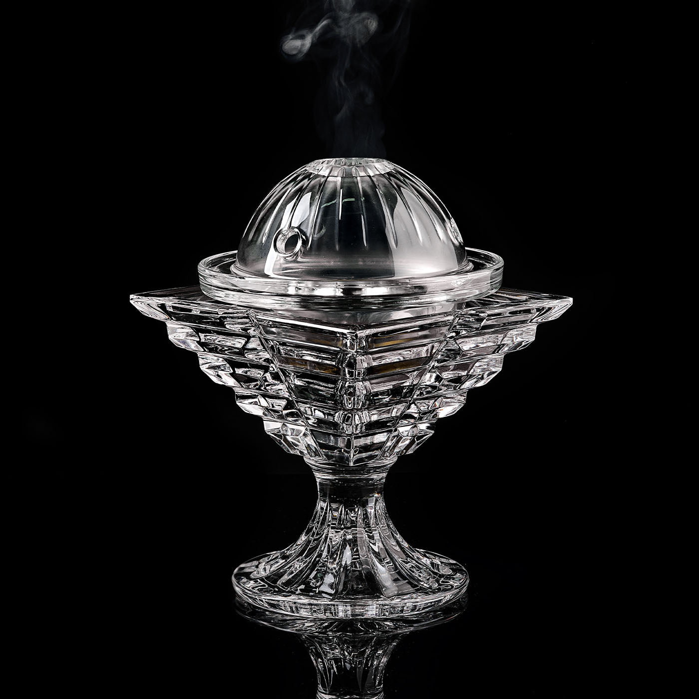 Bruciatore d'incenso ayurvedico in cristallo #2 - Vista alternativa 1