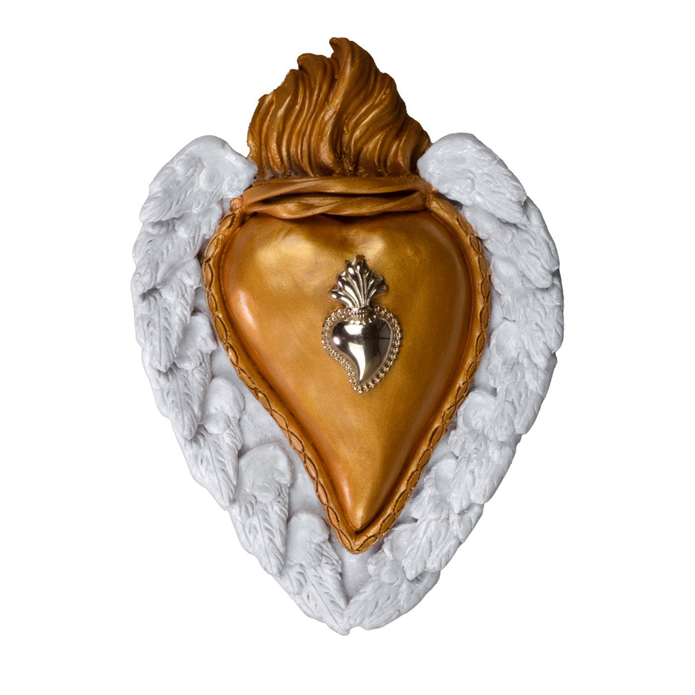 Old But Gold Ceramic Heart - Main view
