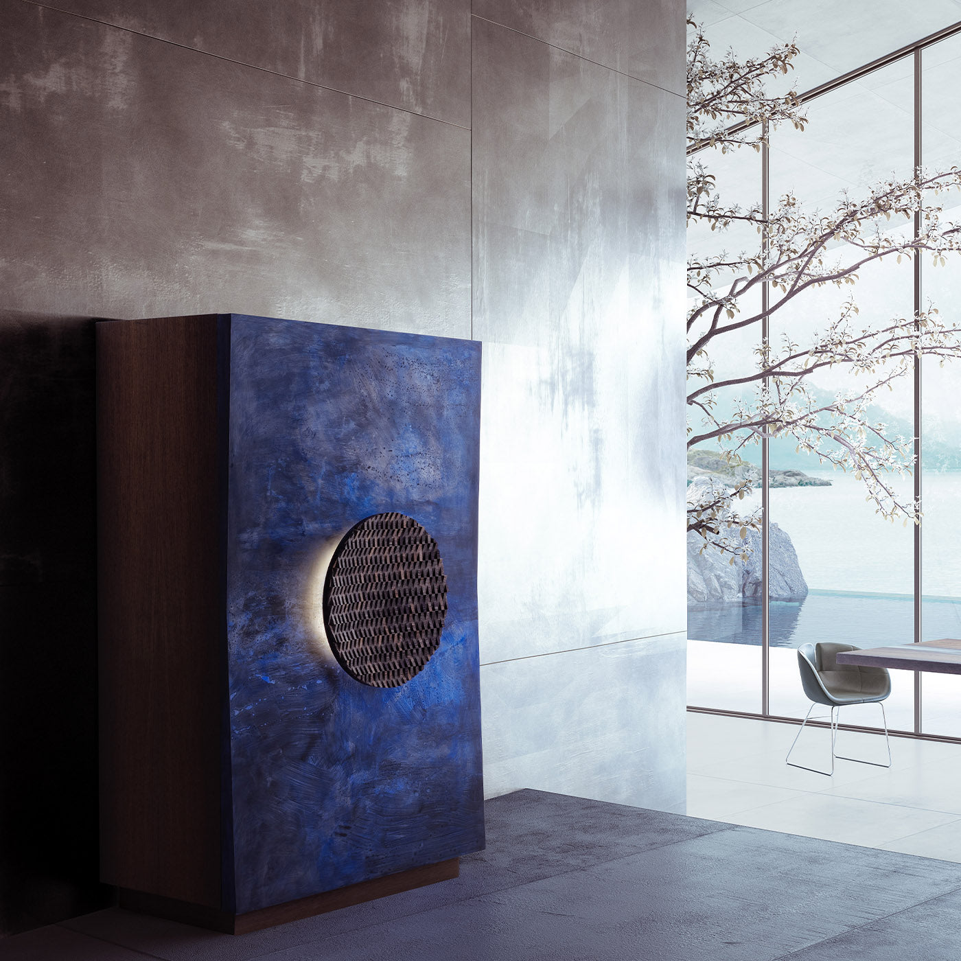 Selene Fossil Oak Cabinet #1 - Alternative view 1