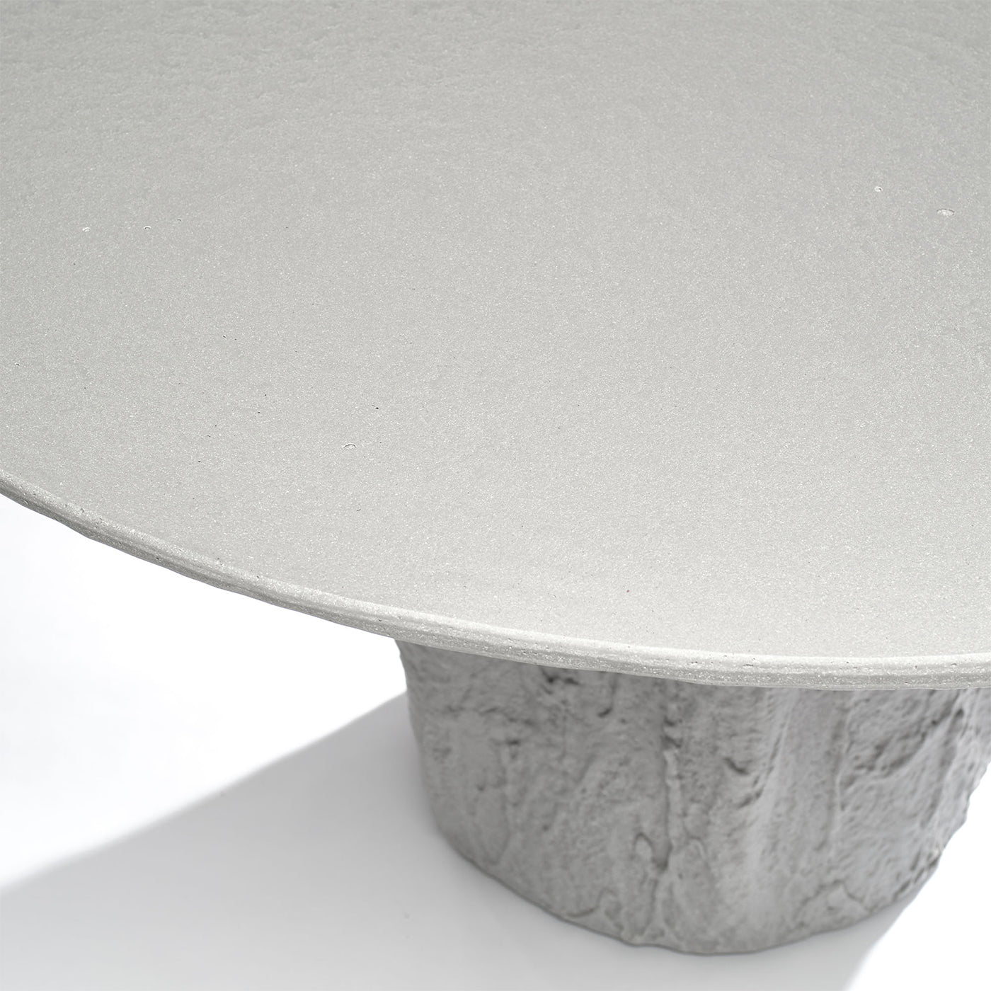 Materia Grigia Gray Glebanite Round Dining Table - Alternative view 1