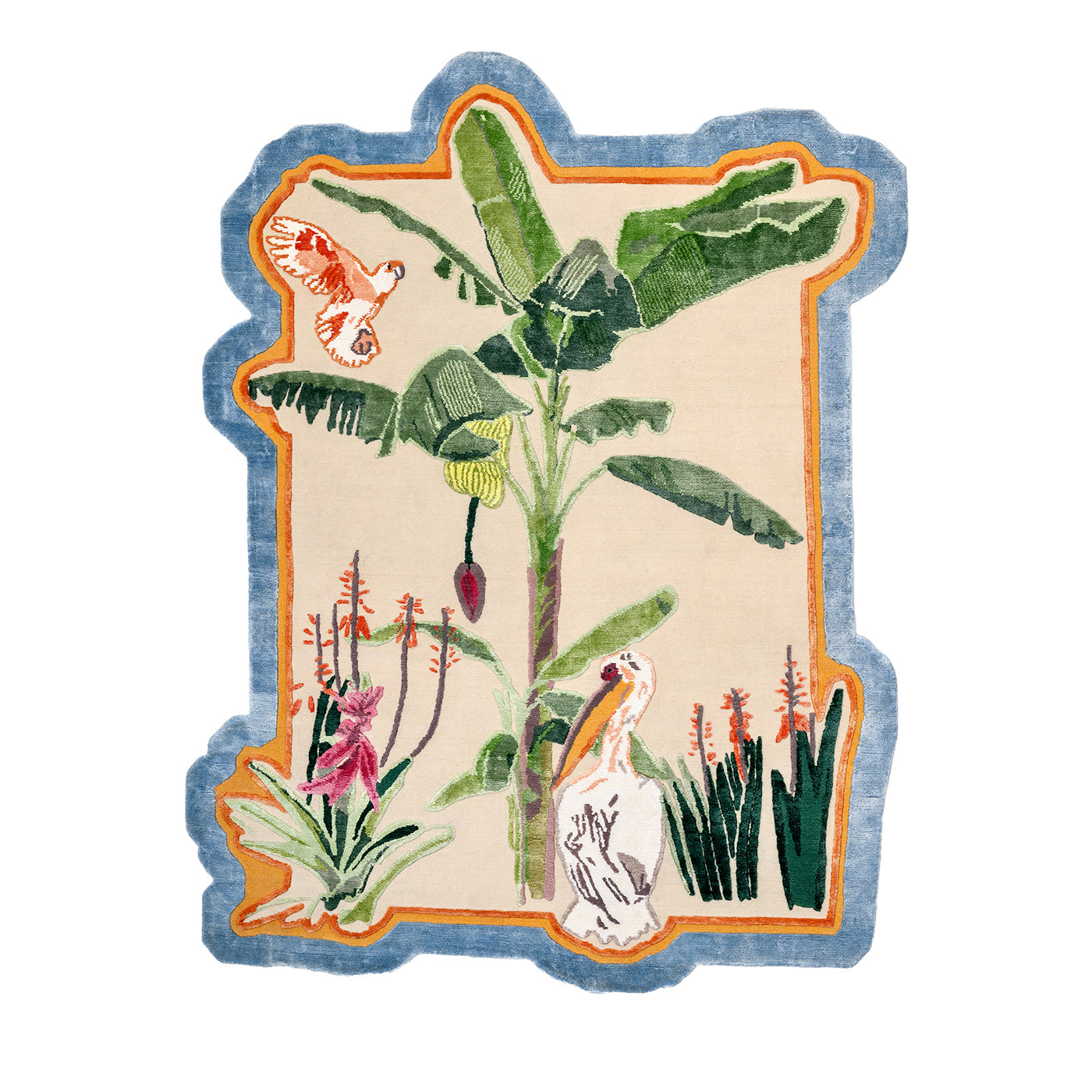 Paradiso Tropical-Inspired Rug by Istituto Marangoni - Main view