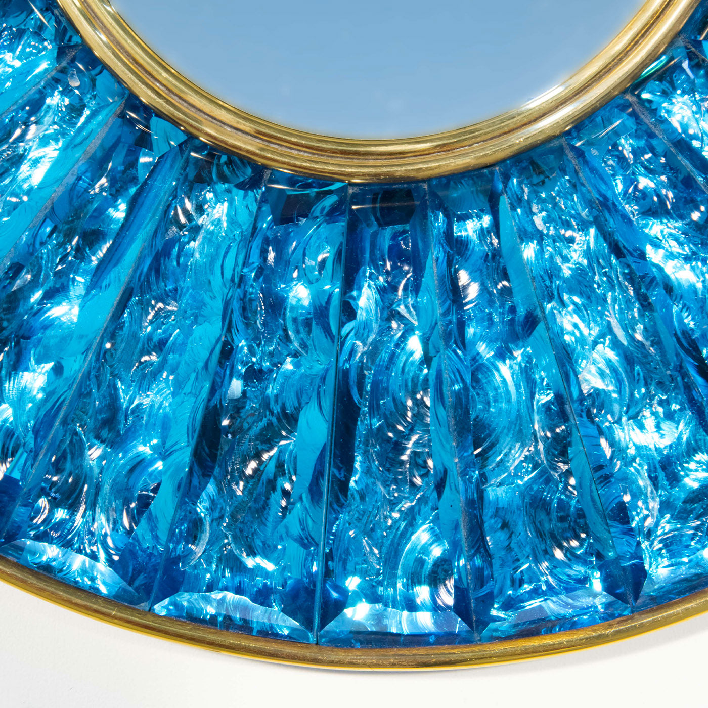 Mini Martelè Blue Crystal Mirror - Alternative view 1