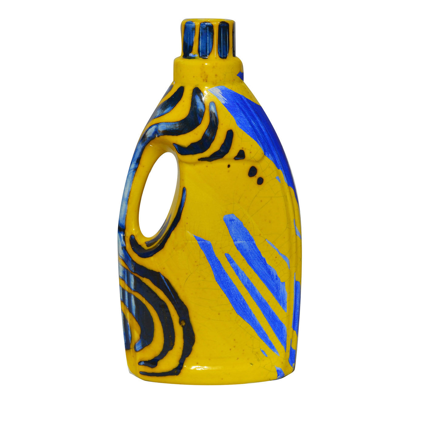 More Clay Less Plastic Blue and Yellow Bottle - Main view
