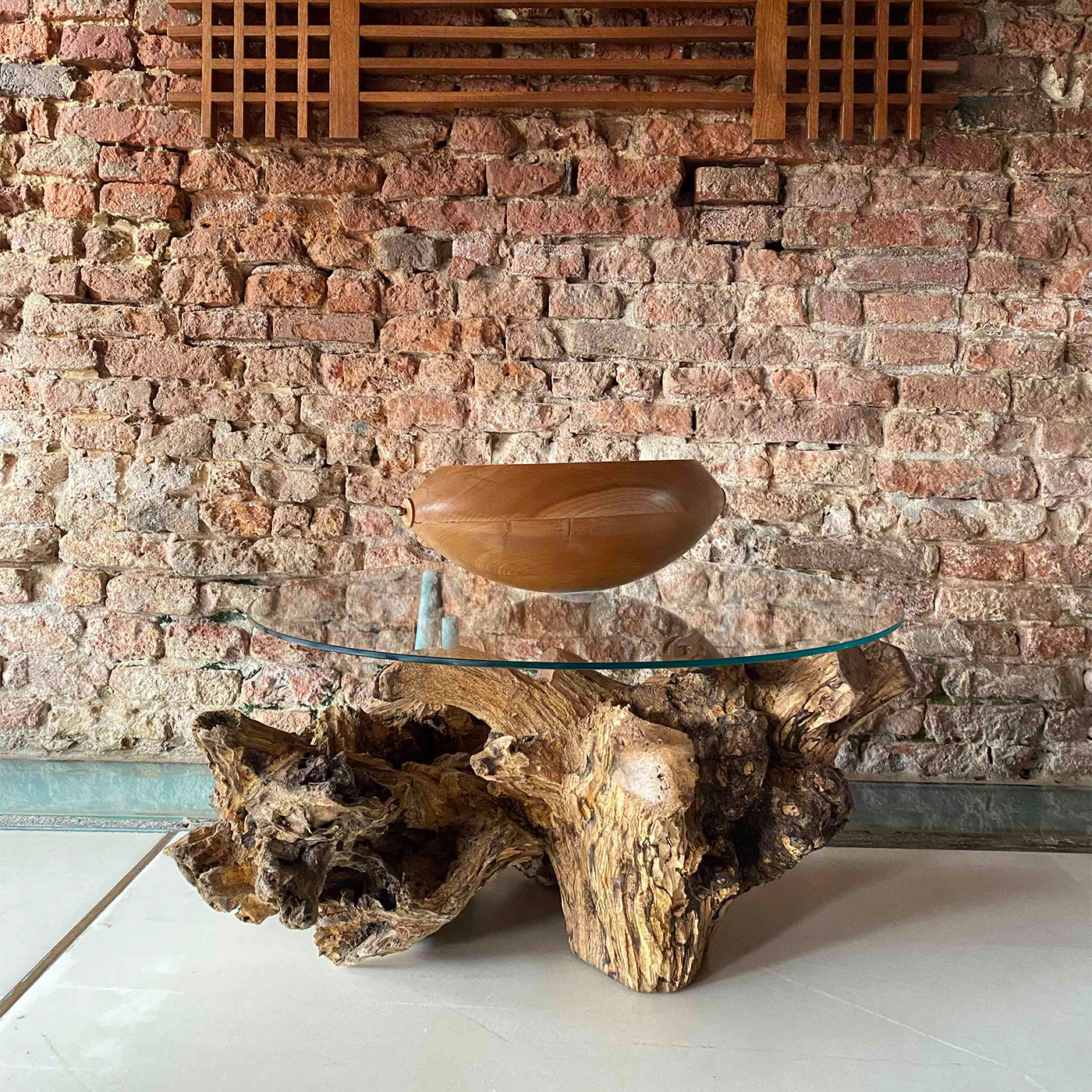 Scultura del Mare Wooden & Glass Coffee Table by Pietro Meccani - Alternative view 3