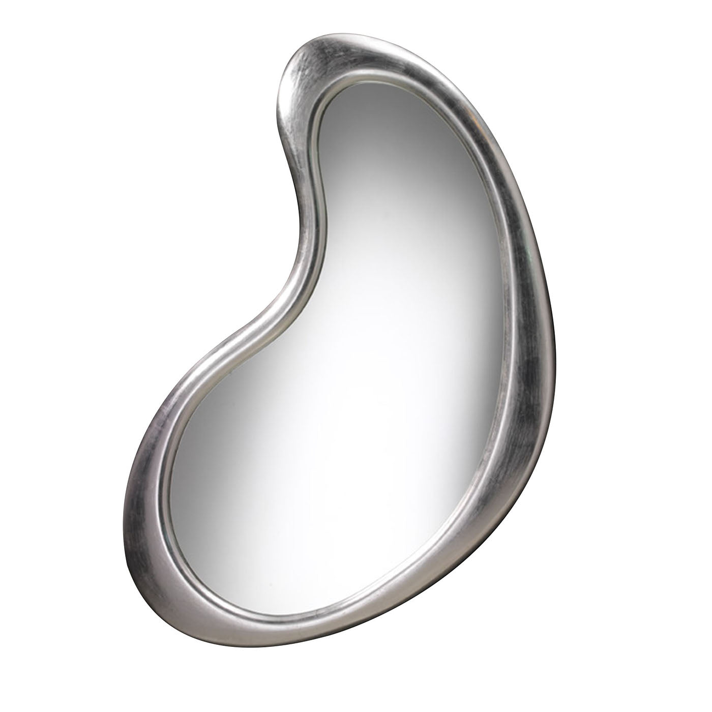 Joan Irregular Silver-Leaf Wooden Wall Mirror - Main view