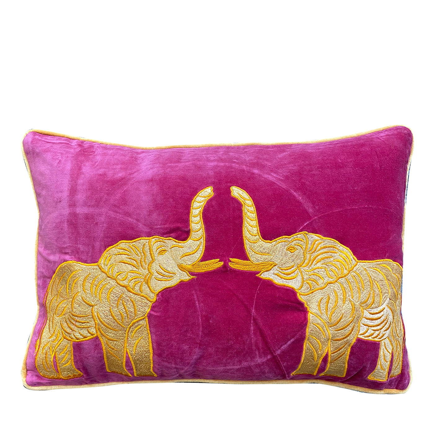 Elephants Velvet Cushion - Main view