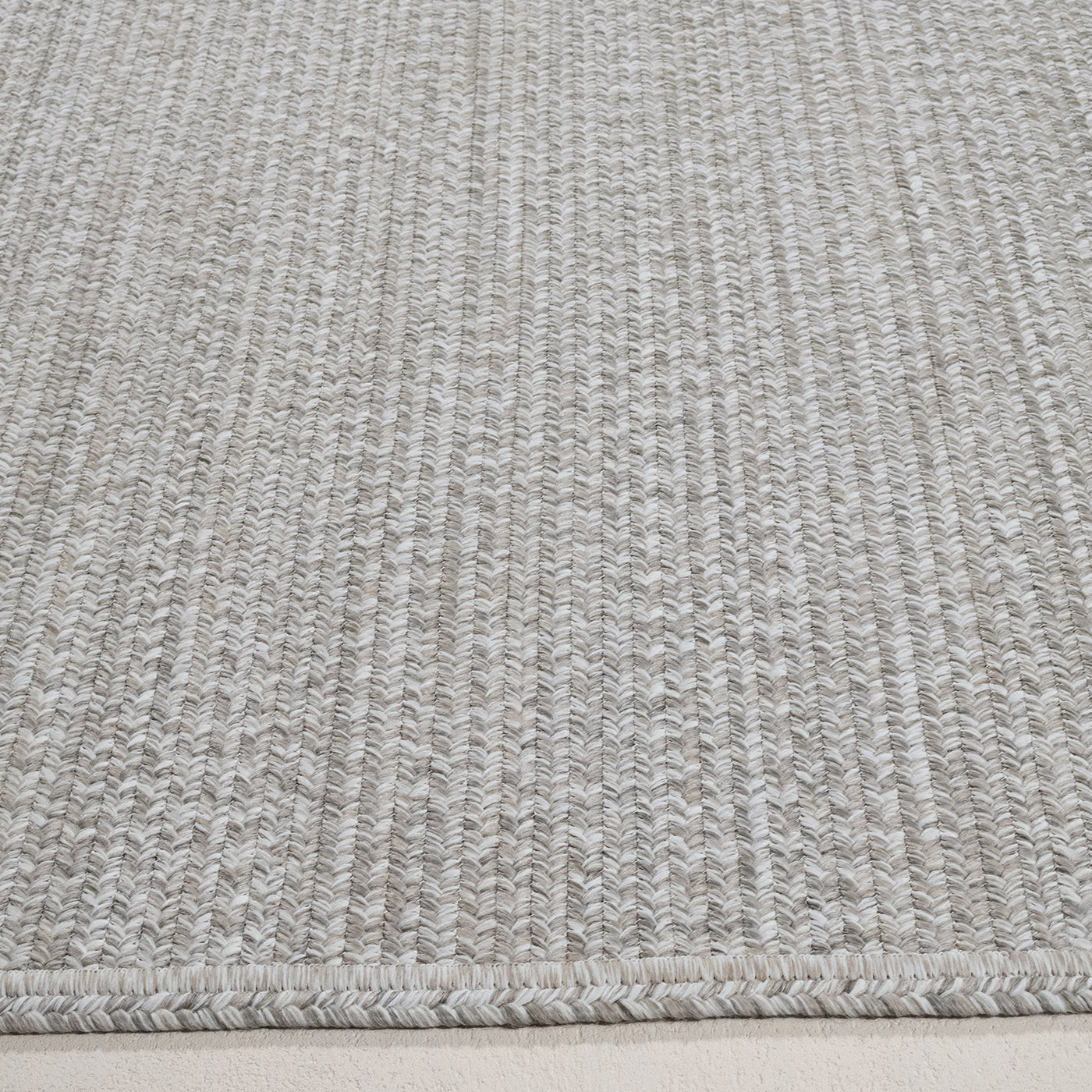 Plain Ivory Polypropylene In&Outdoor Rug by Amini Studio - Alternative view 5