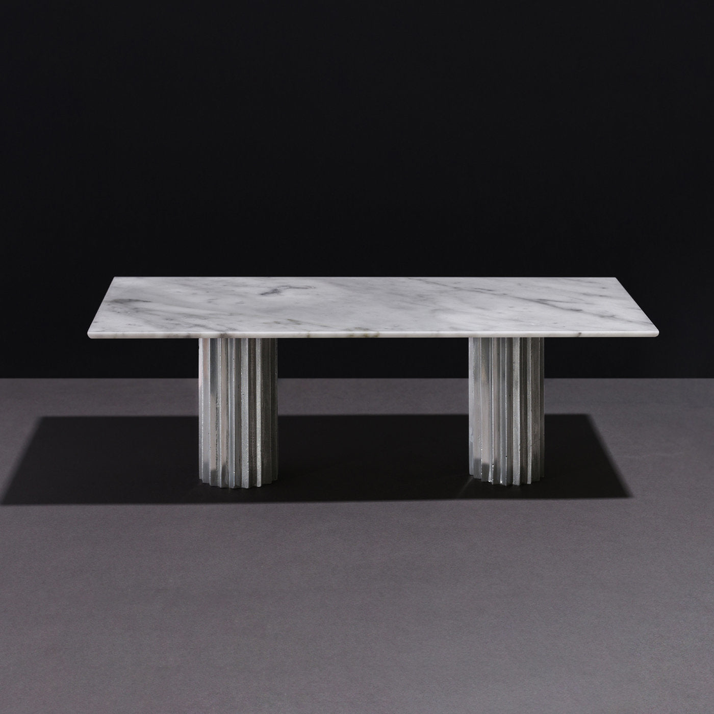 Doris Rectangular Dining Table in Carrara Marble - Alternative view 2