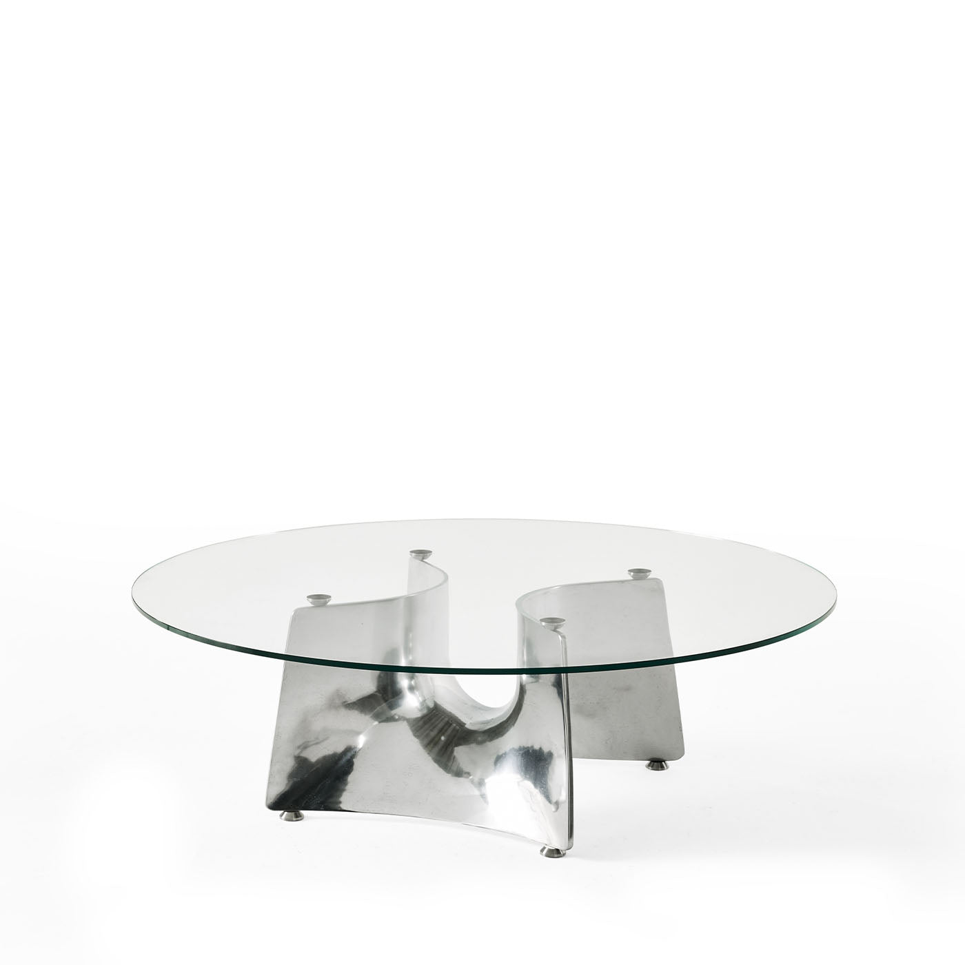 Bentz Oval Glass Coffee Table by Jeff Miller - Alternative view 1