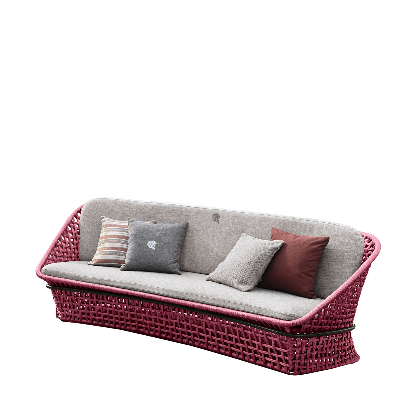 3-seater Amaranth Outdoor fabric Sofa - Main view