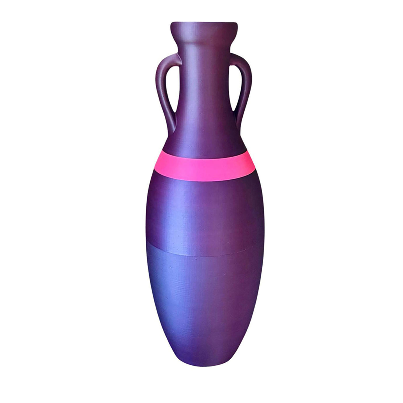 Giulio Cesare Giant Purple petg and Pink Pot Vase - Main view