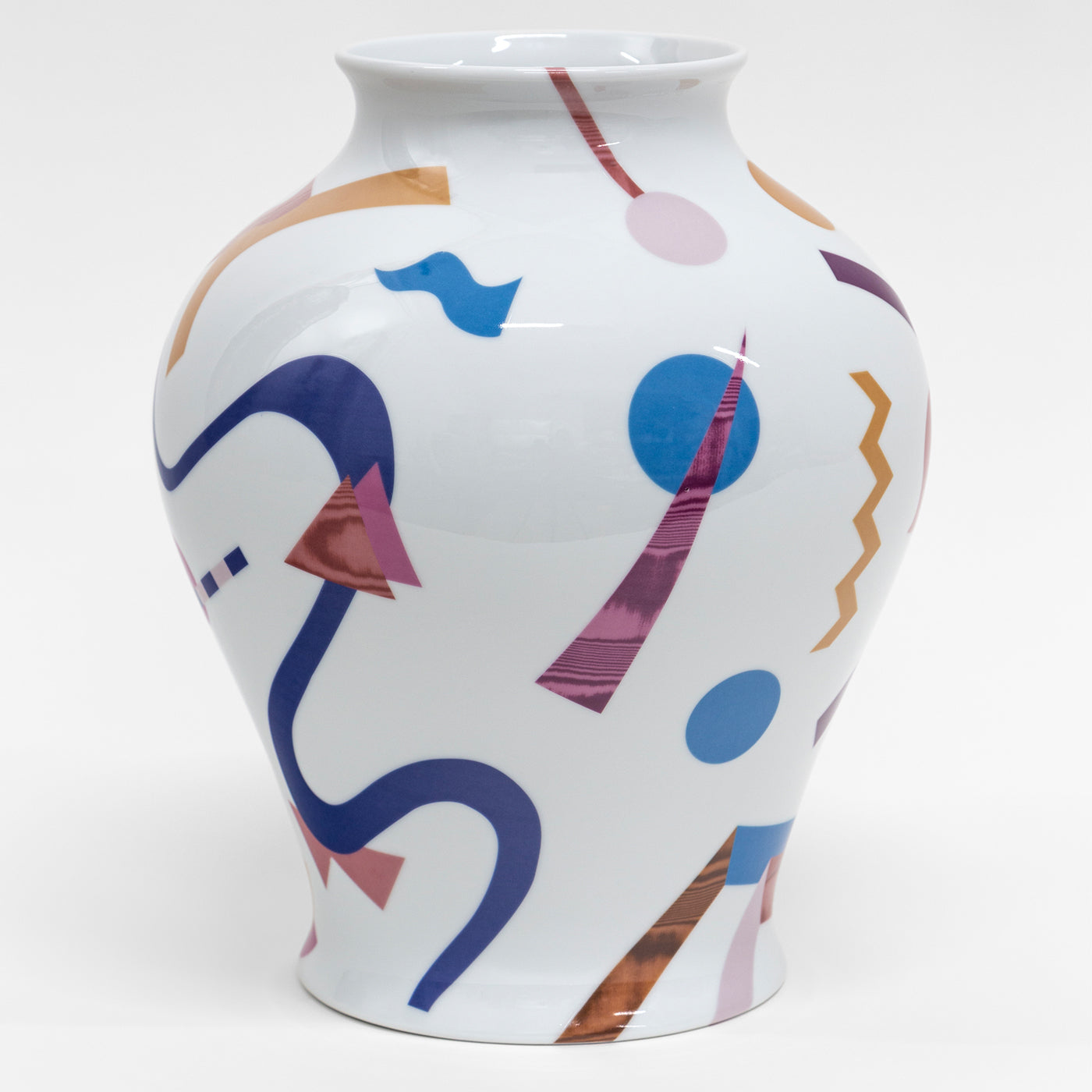 Alchimie Amphora Abstract Decor Porcelain Vase - Alternative view 1