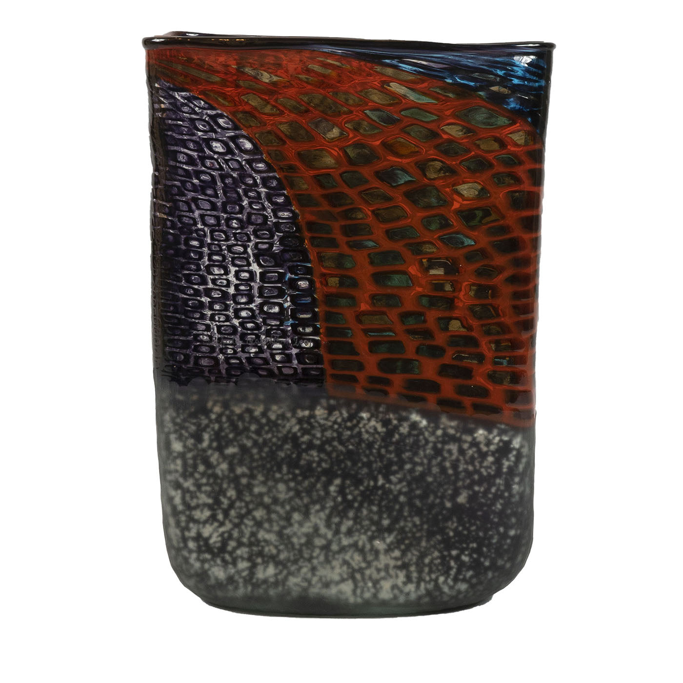 Windows Cubism Collection Vase en ambre par Tsuchida Yasuhiko - Vue principale