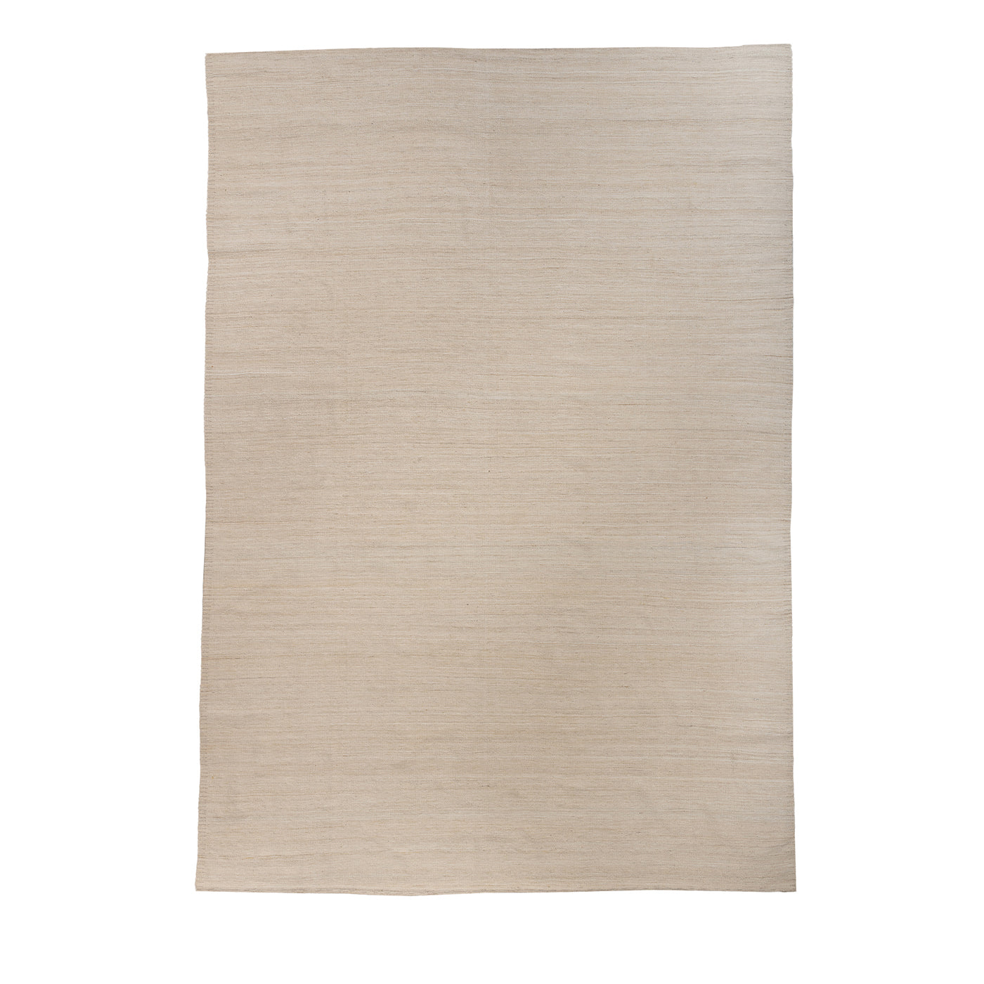 Natural Carded Wool Rug - Main view