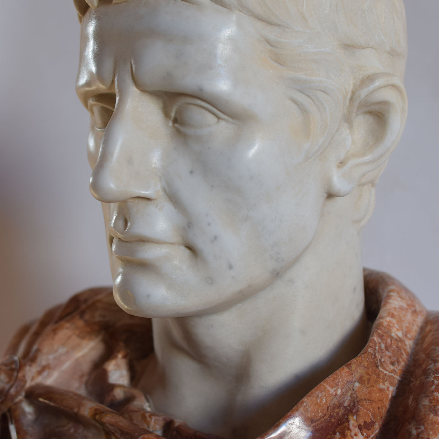 Emperor Octavian Augustus Marble Bust - Alternative view 1