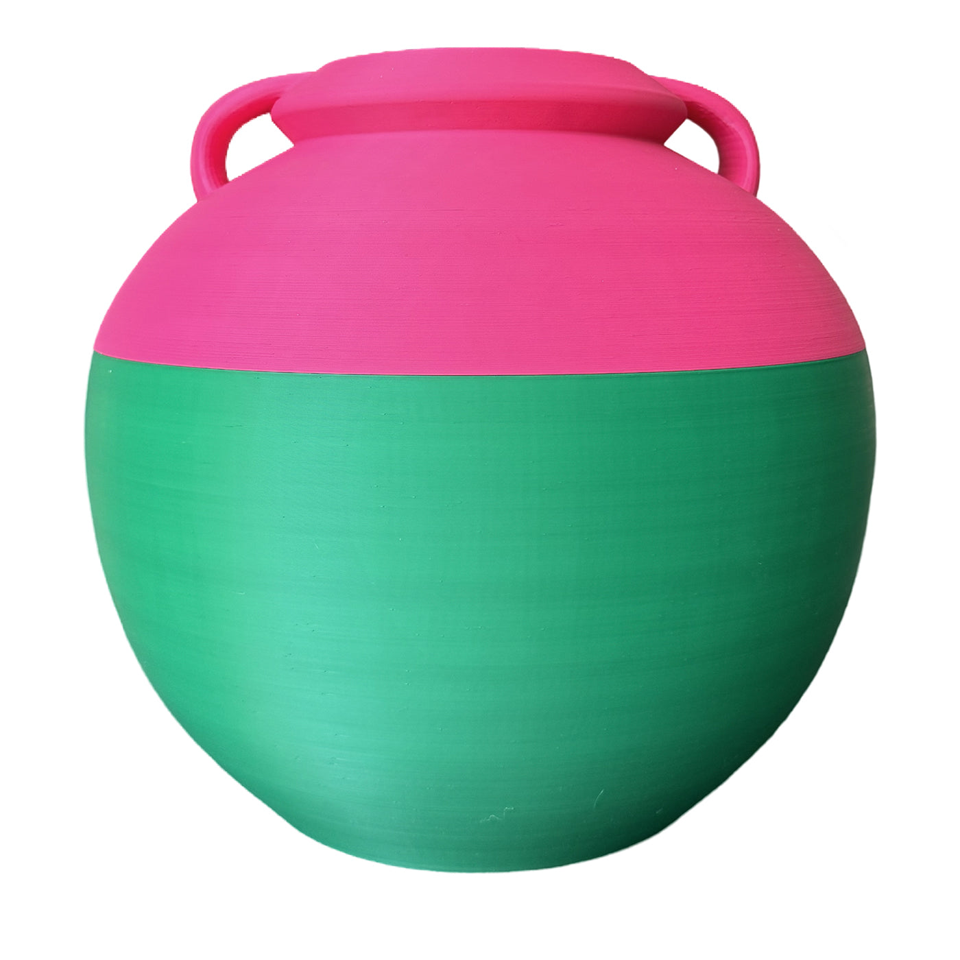 Numa XXL Emarald and Pink Pot Vase - Main view