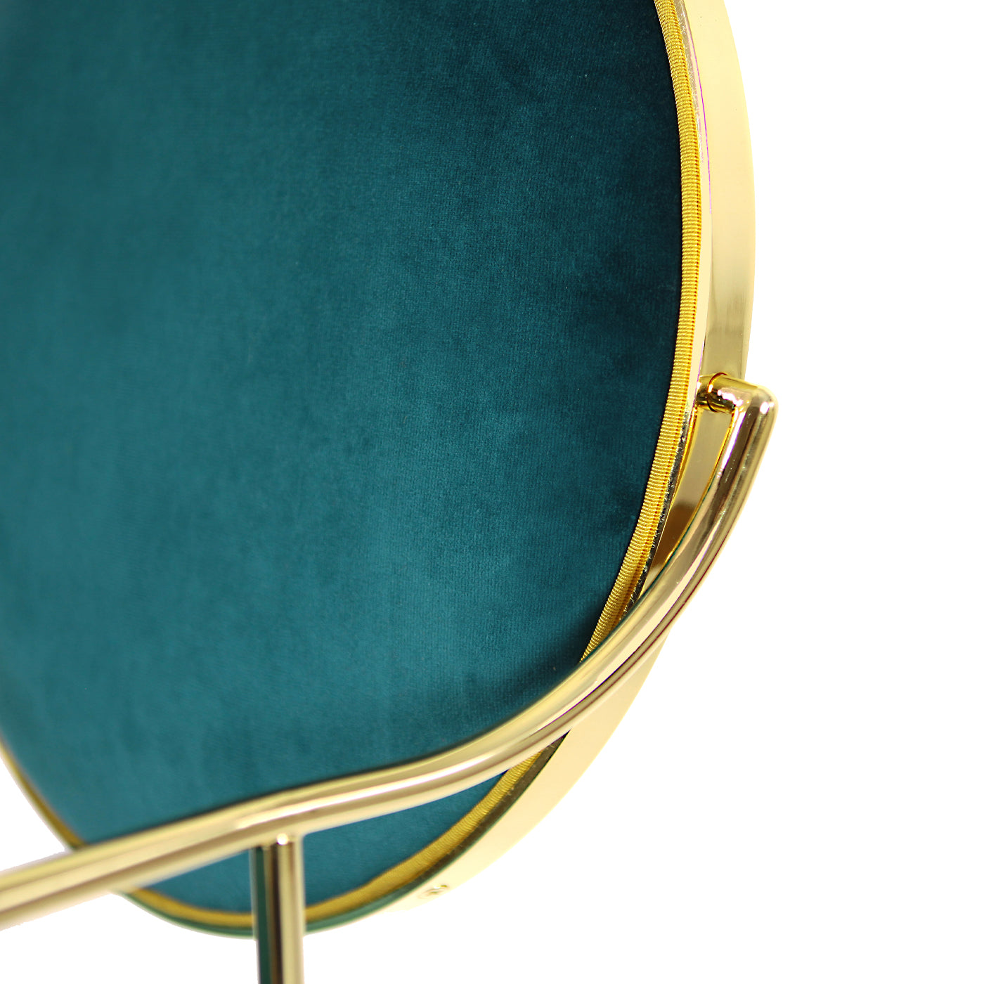 Set of 2 Luigina Gold and Peacock Blue Chair - Alternative view 5