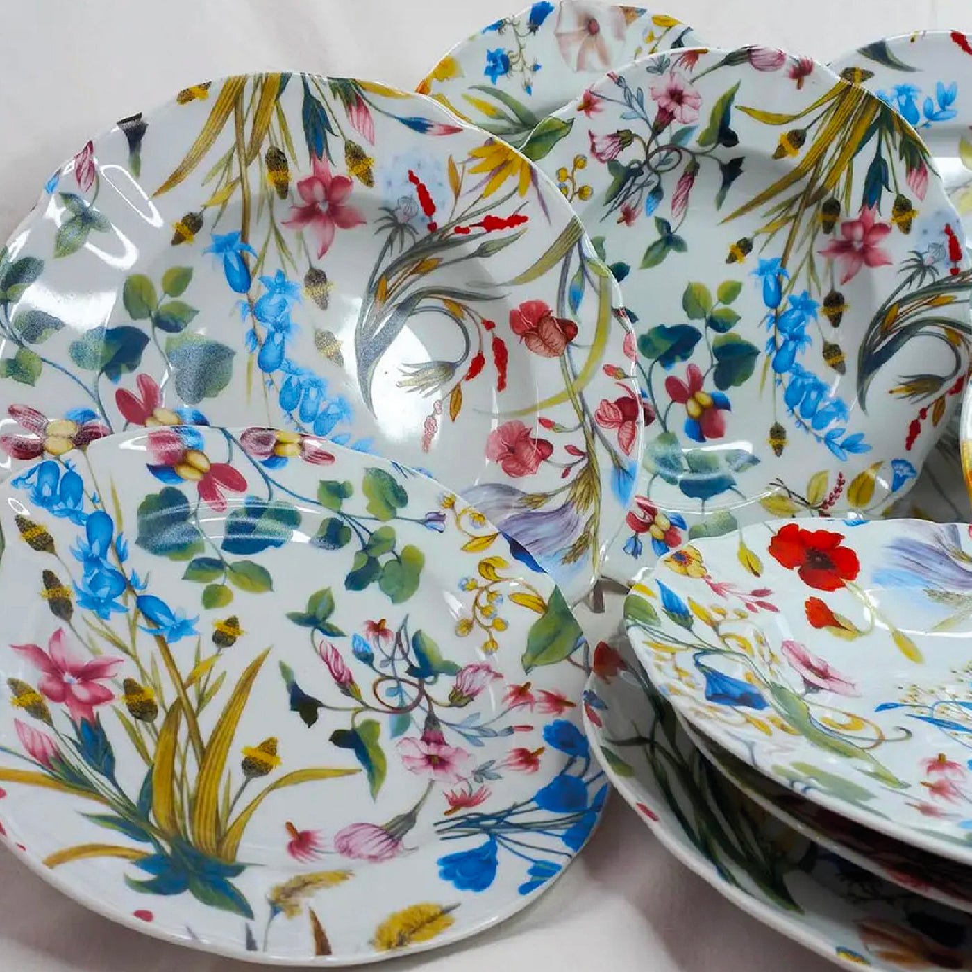 Set of 12 Garden Dinner Plates - Alternative view 1