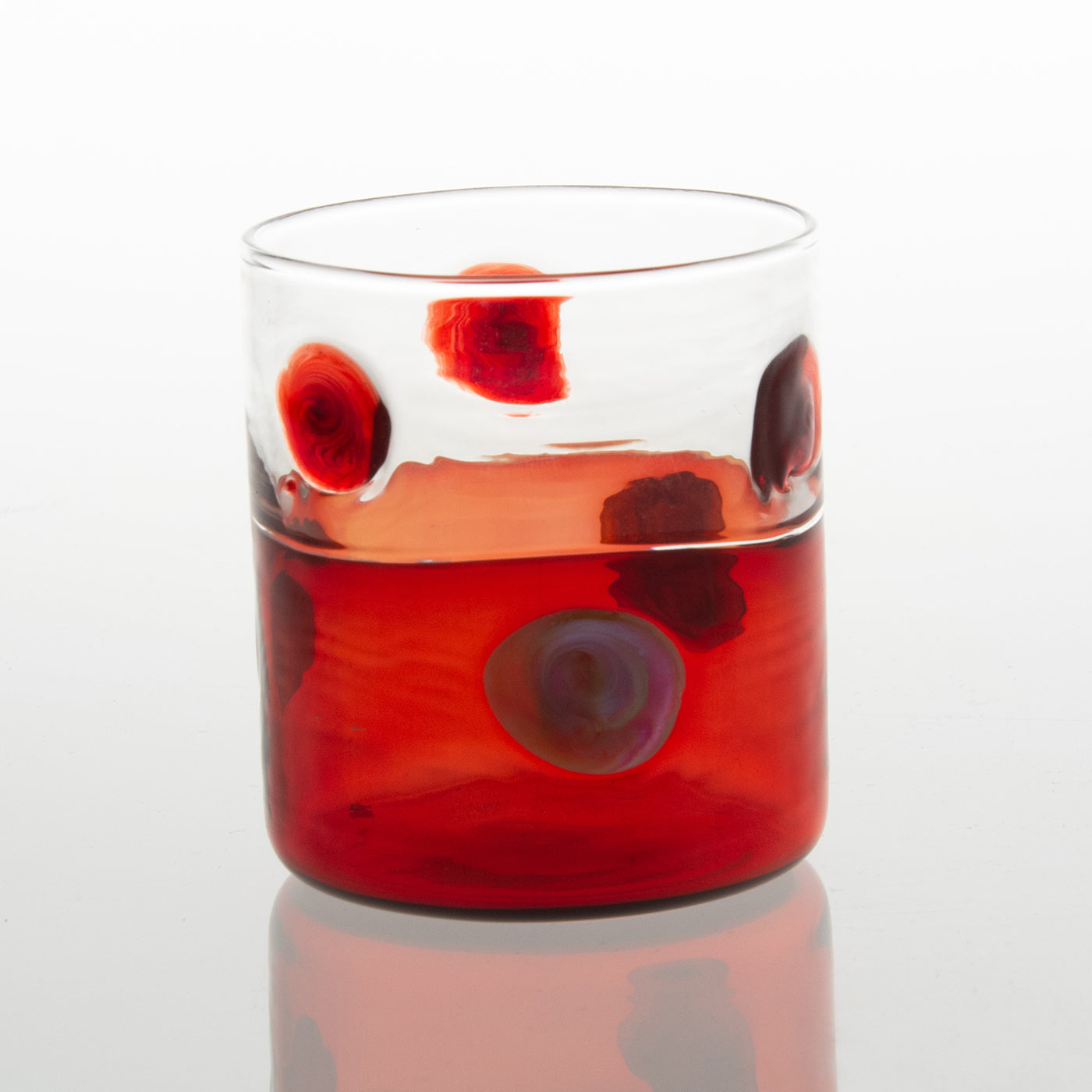 Mezzo & Mezzo Bolle Red Glass - Alternative view 4