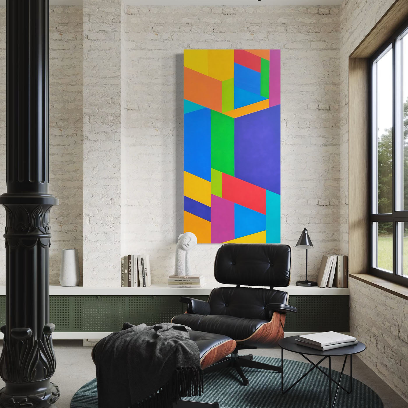 Color Spaces Allegria Acrylgemälde auf Leinwand - Alternative Ansicht 3