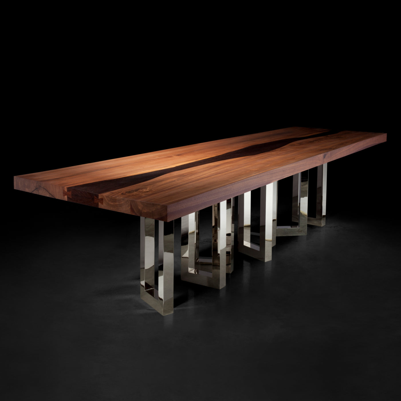 Il Pezzo 6 Table Nickel-Wenge - Alternative view 2