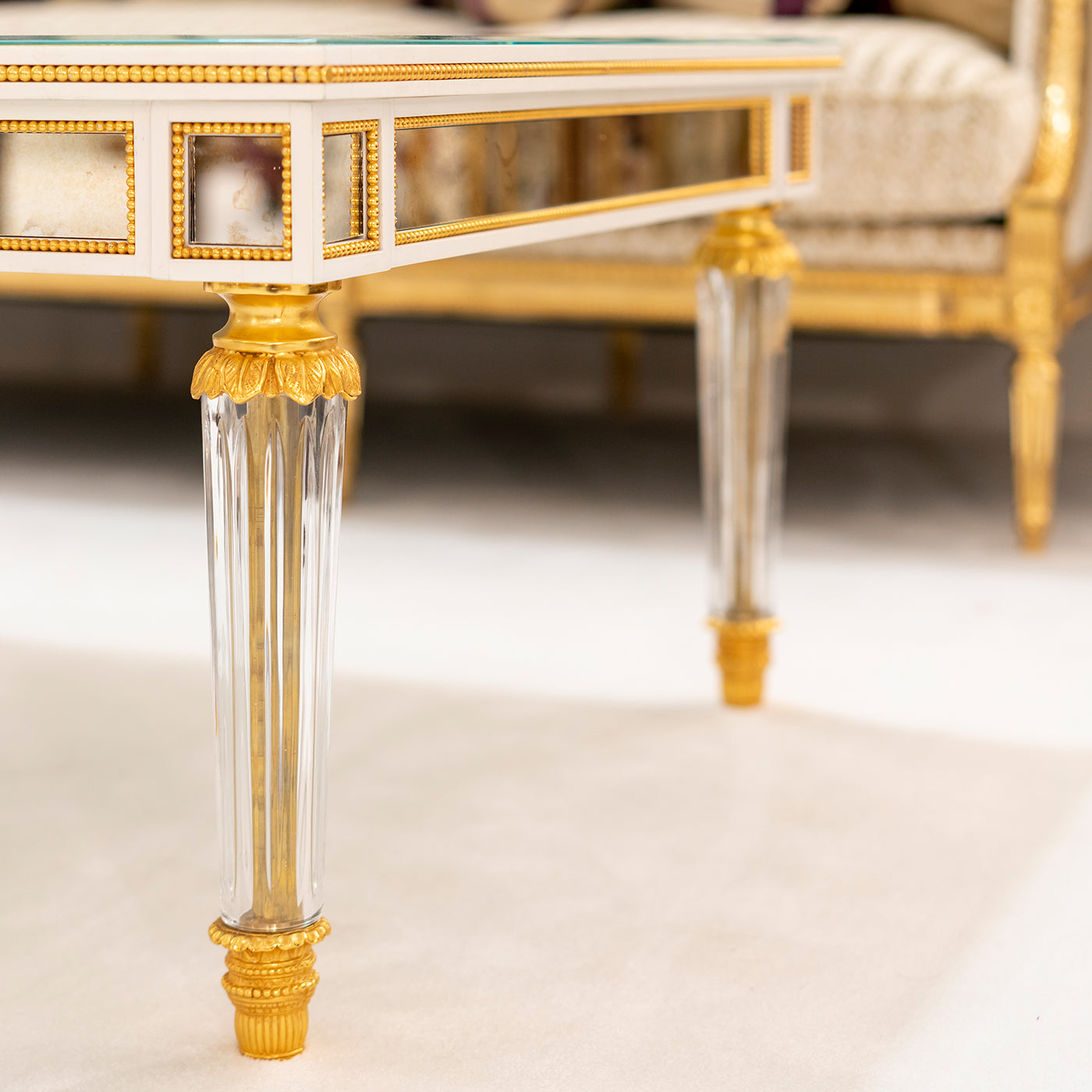 Gold and Mirror Coffee Table CG Capelletti | Artemest