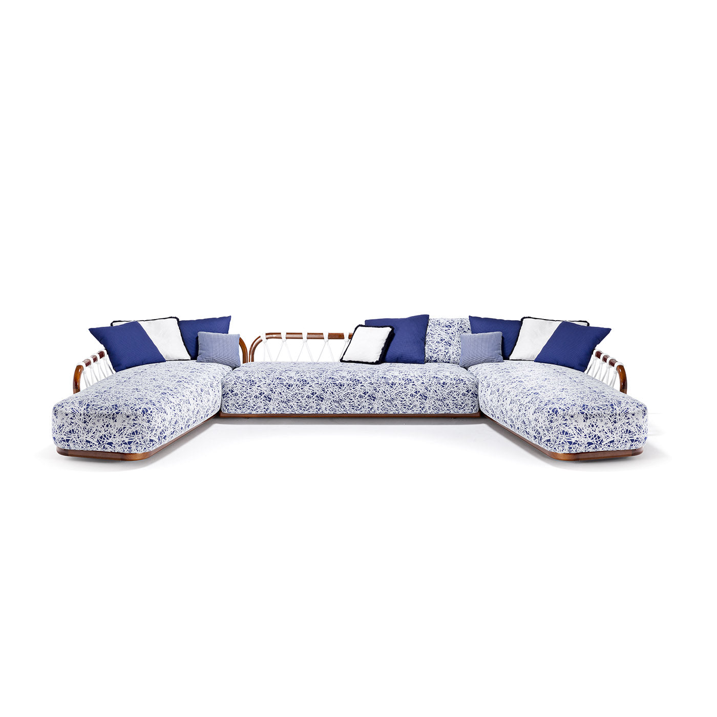 Sunset Basket Blue & White Central Element by Paola Navone & AMP - Alternative view 2