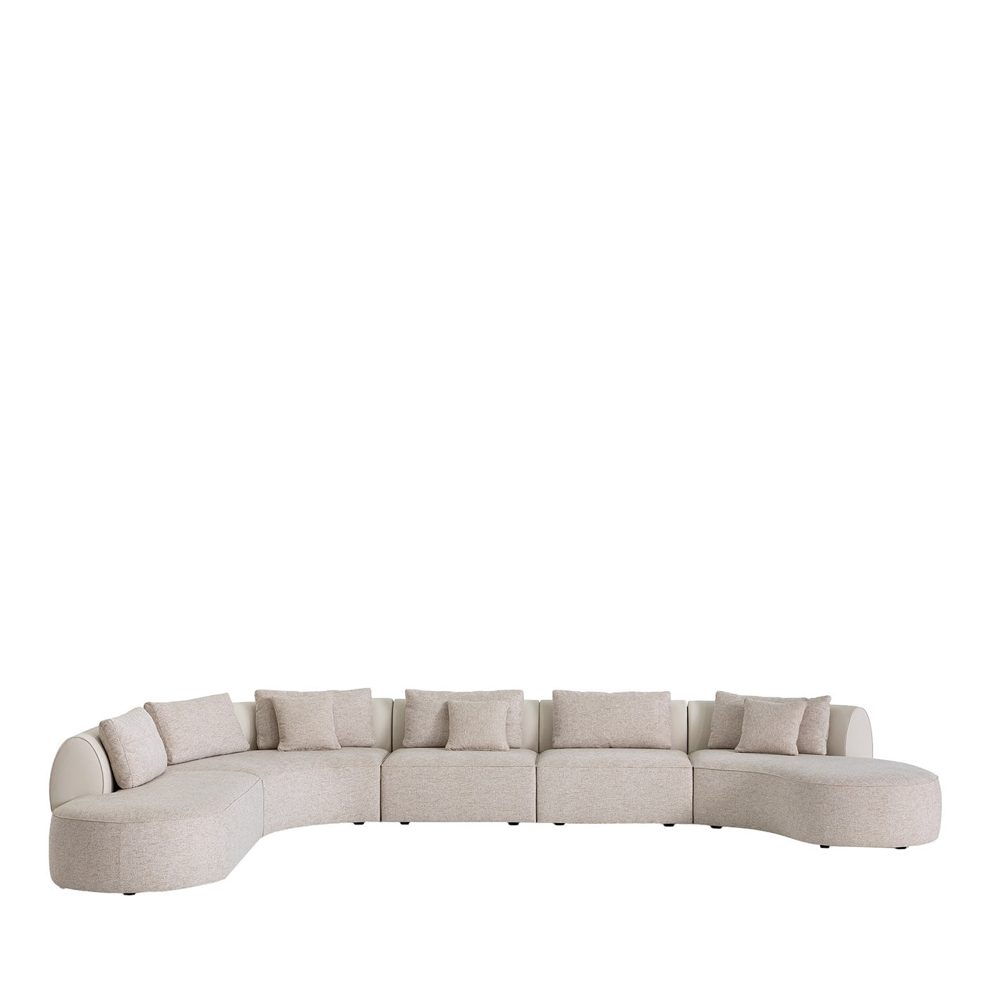 Botero Dark White Modular Sofa - Main view