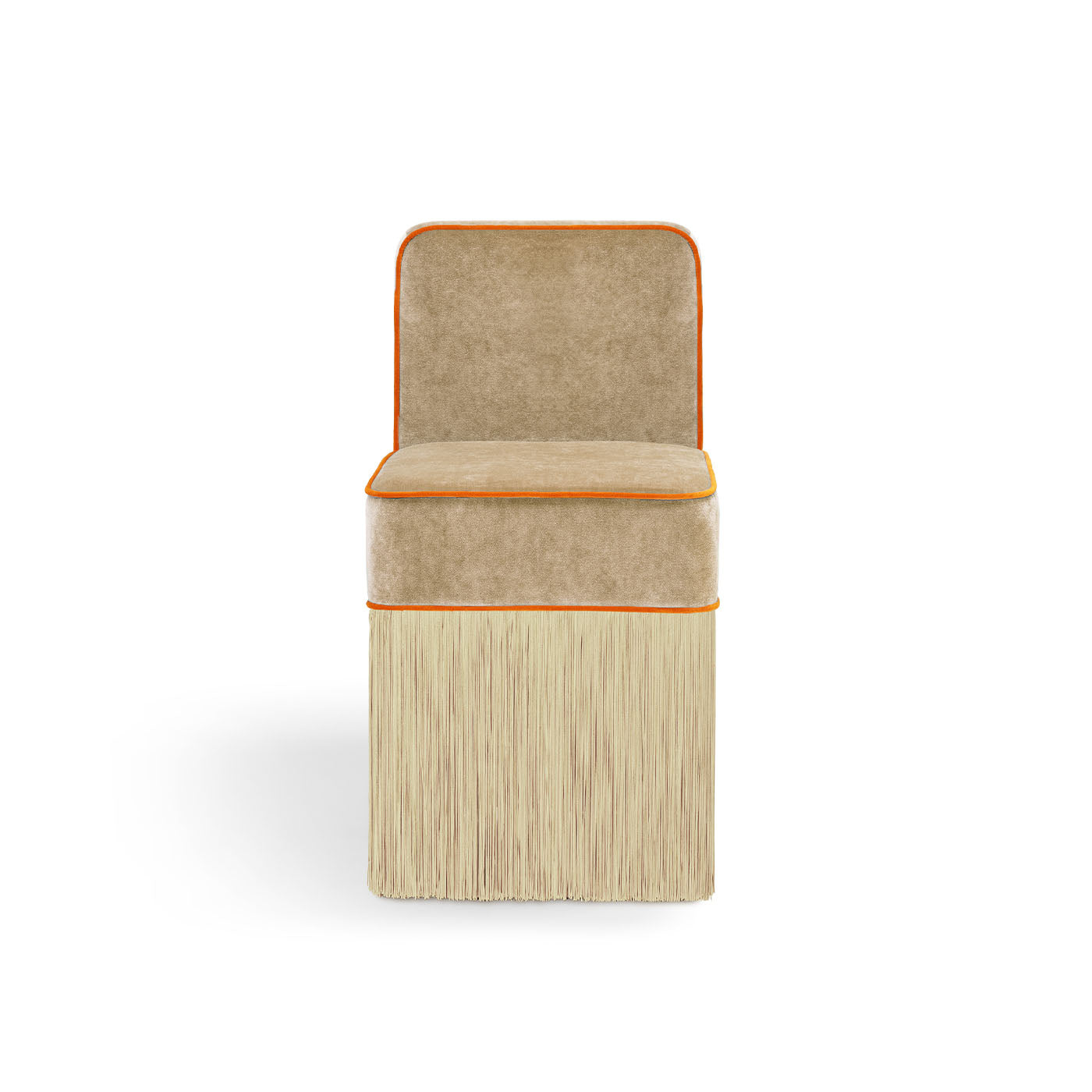 Lilli Cleo Beige Velvet Chair by Lorenza Bozzoli - Alternative view 3