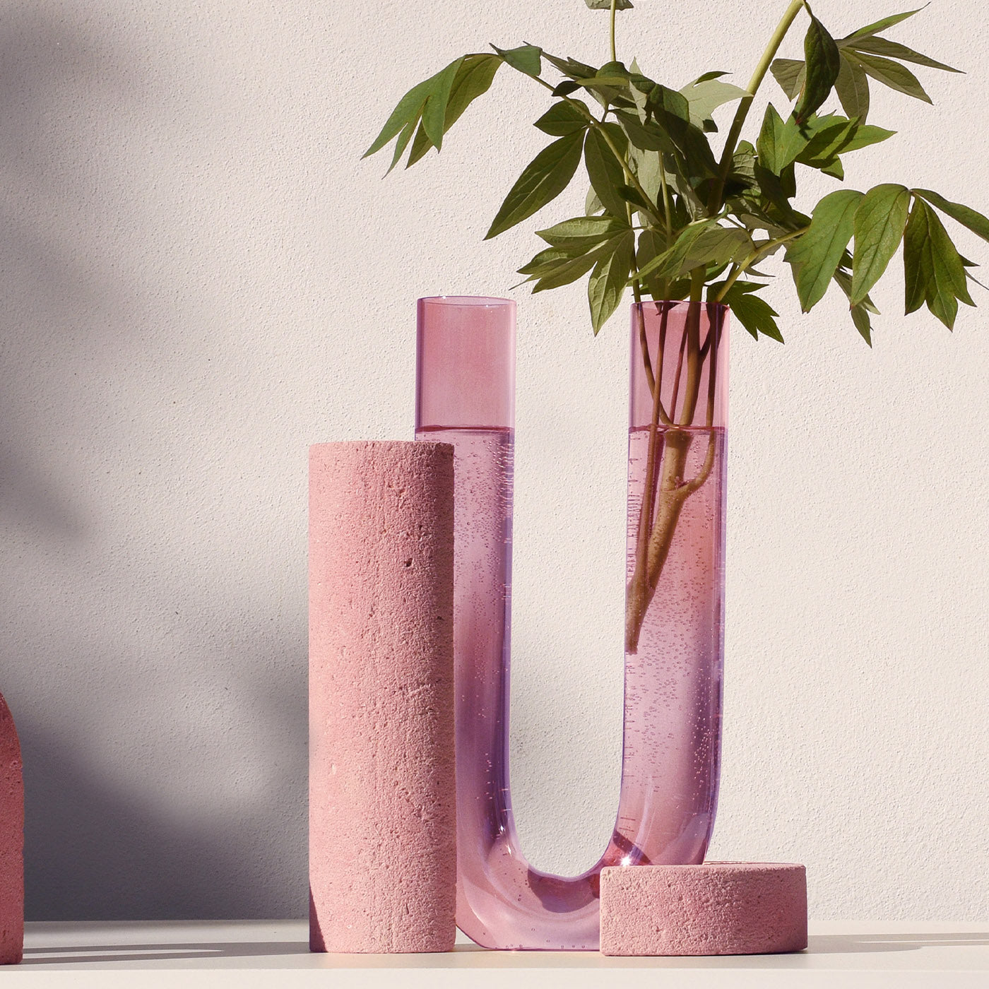 Cochlea Della Consapevolezza Soils Pink Vase - Alternative view 1