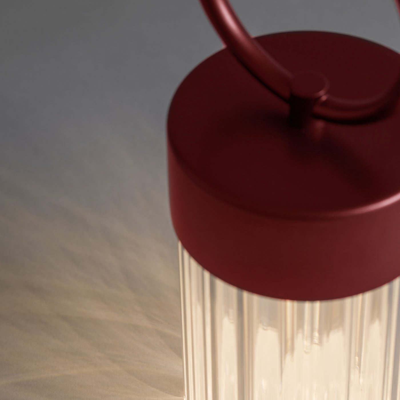 Claretta Dunkelrot Tragbare Lampe - Alternative Ansicht 2