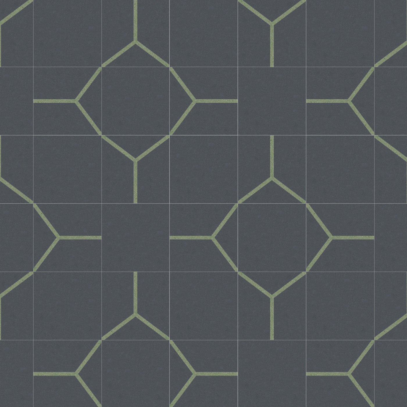 Yep Set of 25 Green Concrete Tiles - Alternative view 3