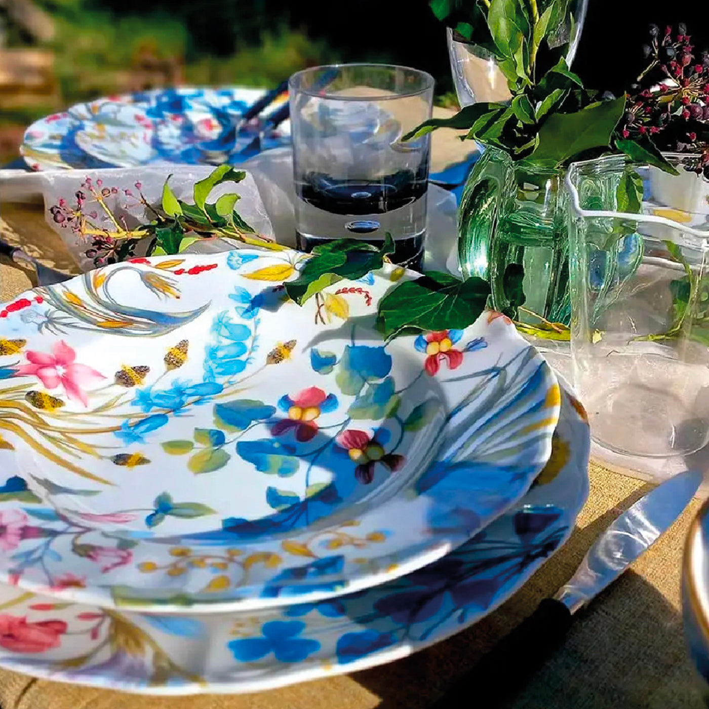 Set of 12 Garden Dinner Plates - Alternative view 3