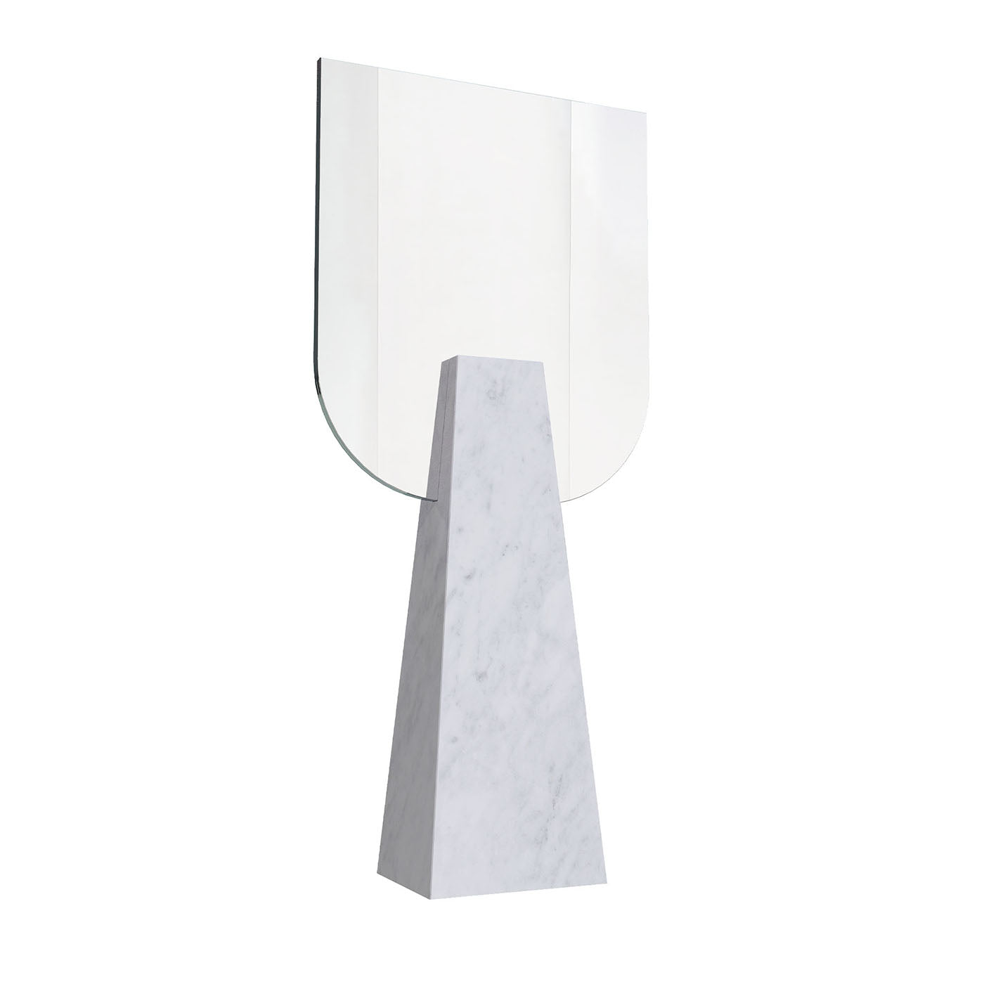 Ophelia Weiß Carrara Tischspiegel - Hauptansicht