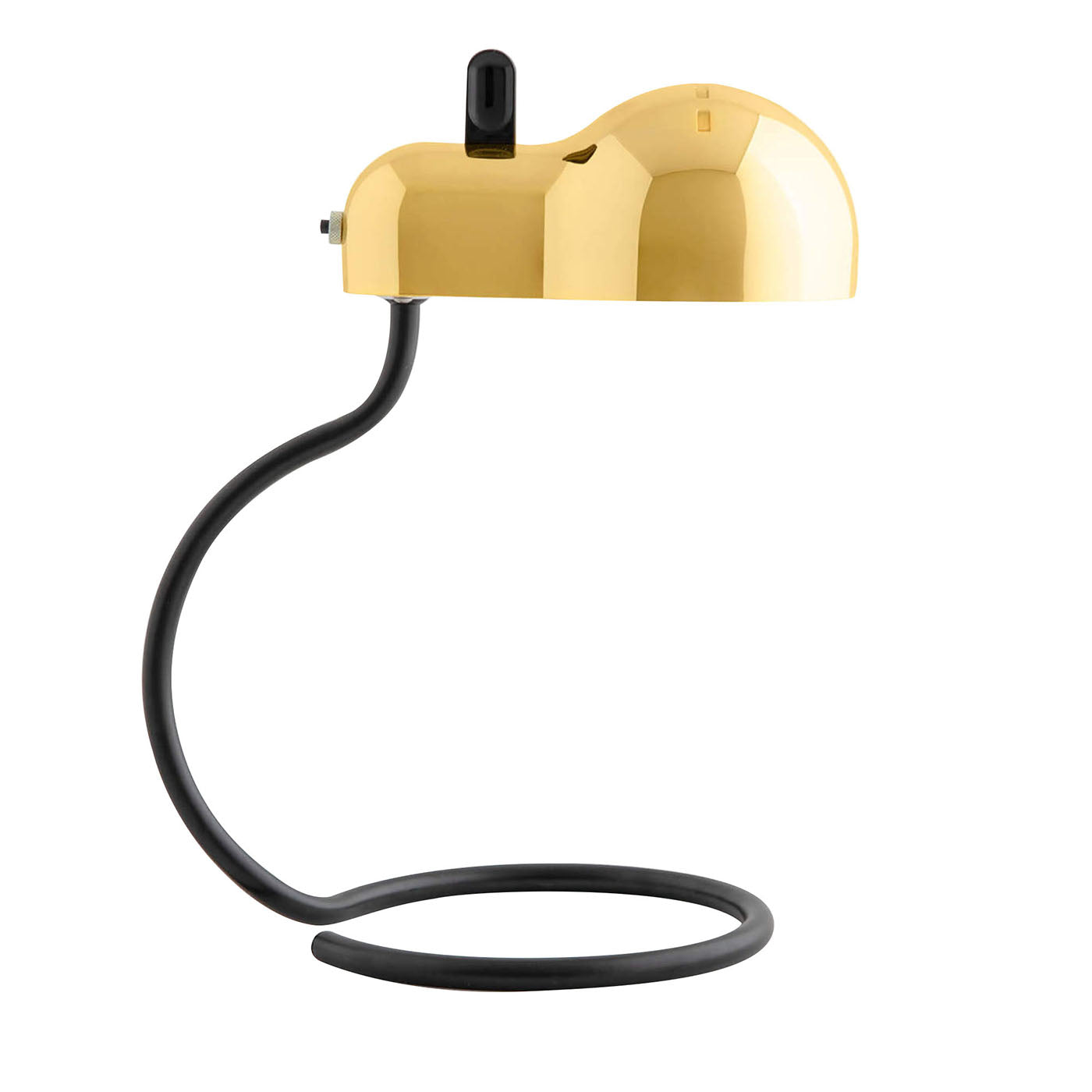 Lampe de table MiniTopo Gold de Joe Colombo - Vue principale