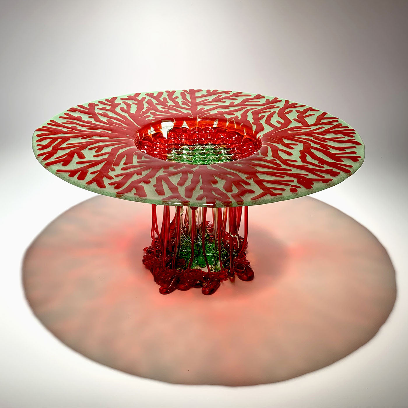 Centro de mesa escultórico Corallo Rosso Verde - Vista alternativa 3