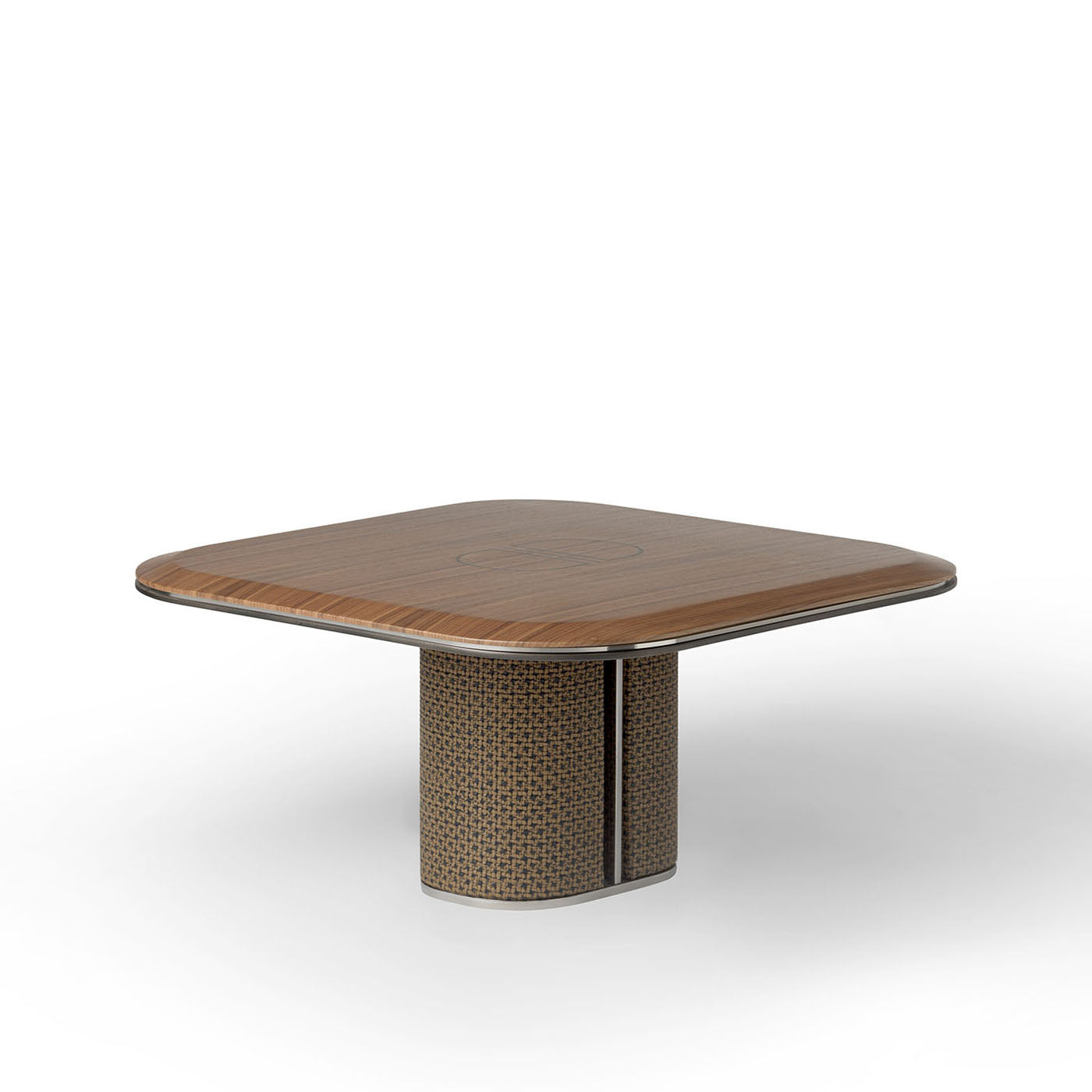 Bernie Walnut & Printed Leather Coffee Table by Pulina Exclusive Interiors - Alternative view 1