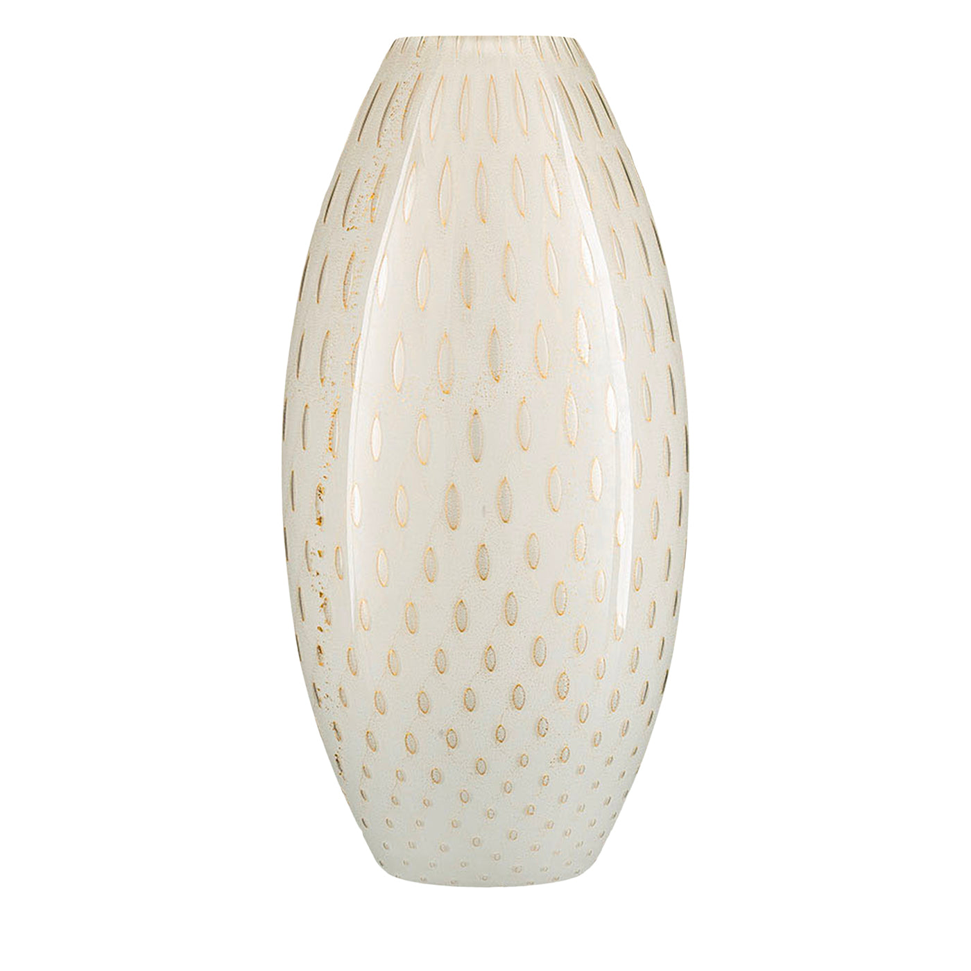 Mocenigo Kleine weiße Vase - Hauptansicht