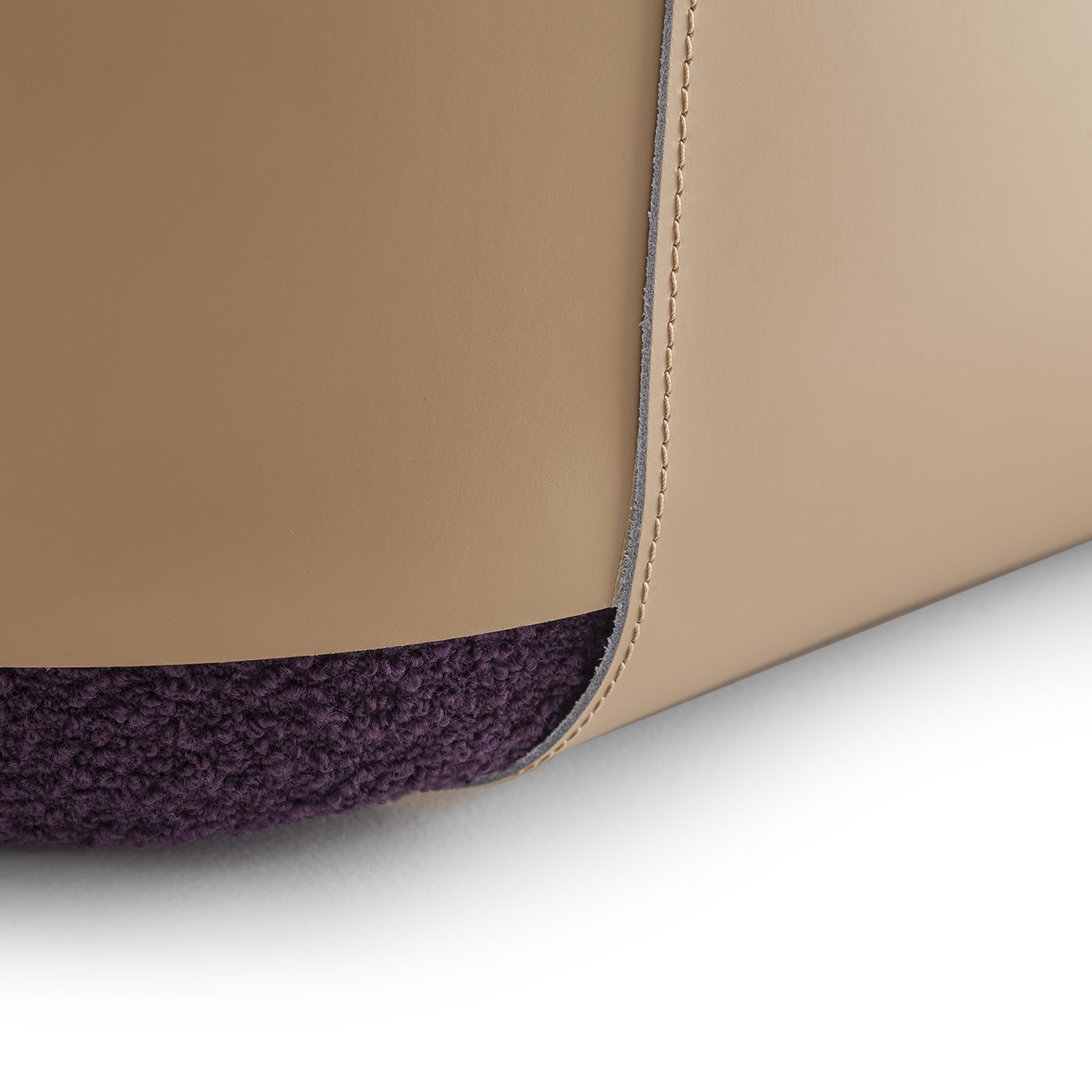 Sumo Beige & Purple Pouf - Alternative view 1