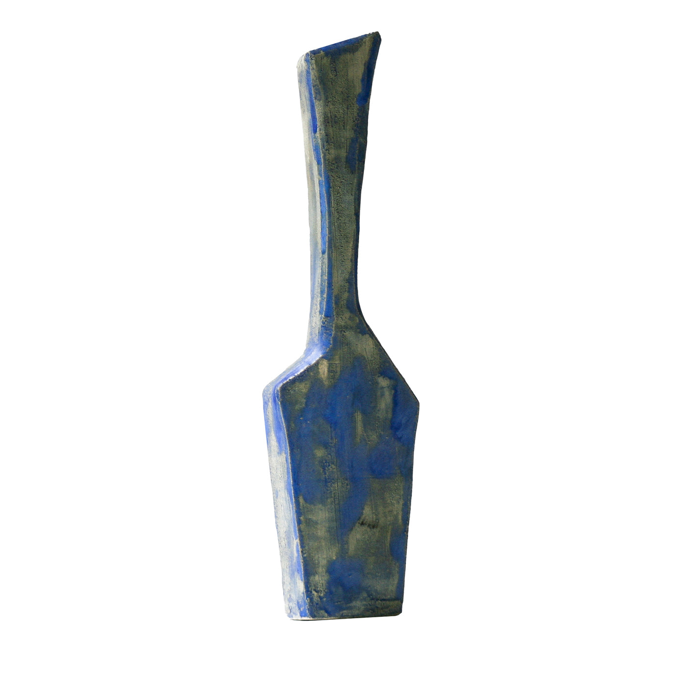 Kubistische blaue Vase N.2 - Hauptansicht