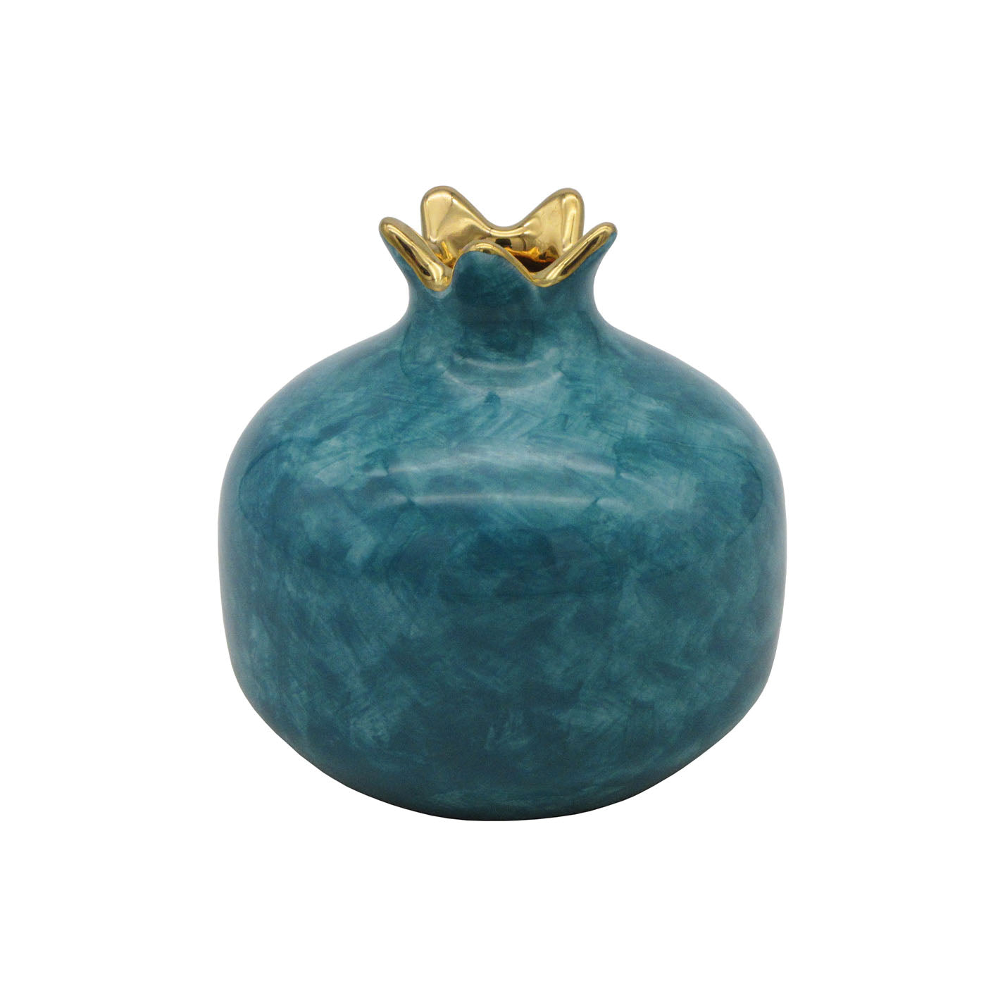 Small Blue Ceramic Pomegranate - Alternative view 1