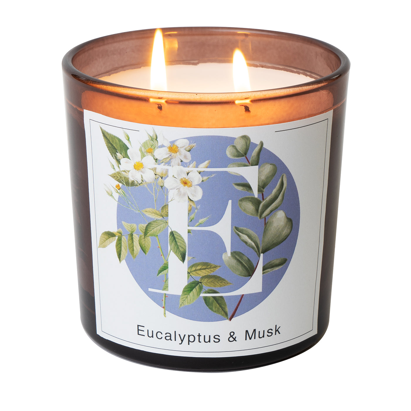 Set de 2 velas perfumadas de eucalipto y almizcle - Vista principal