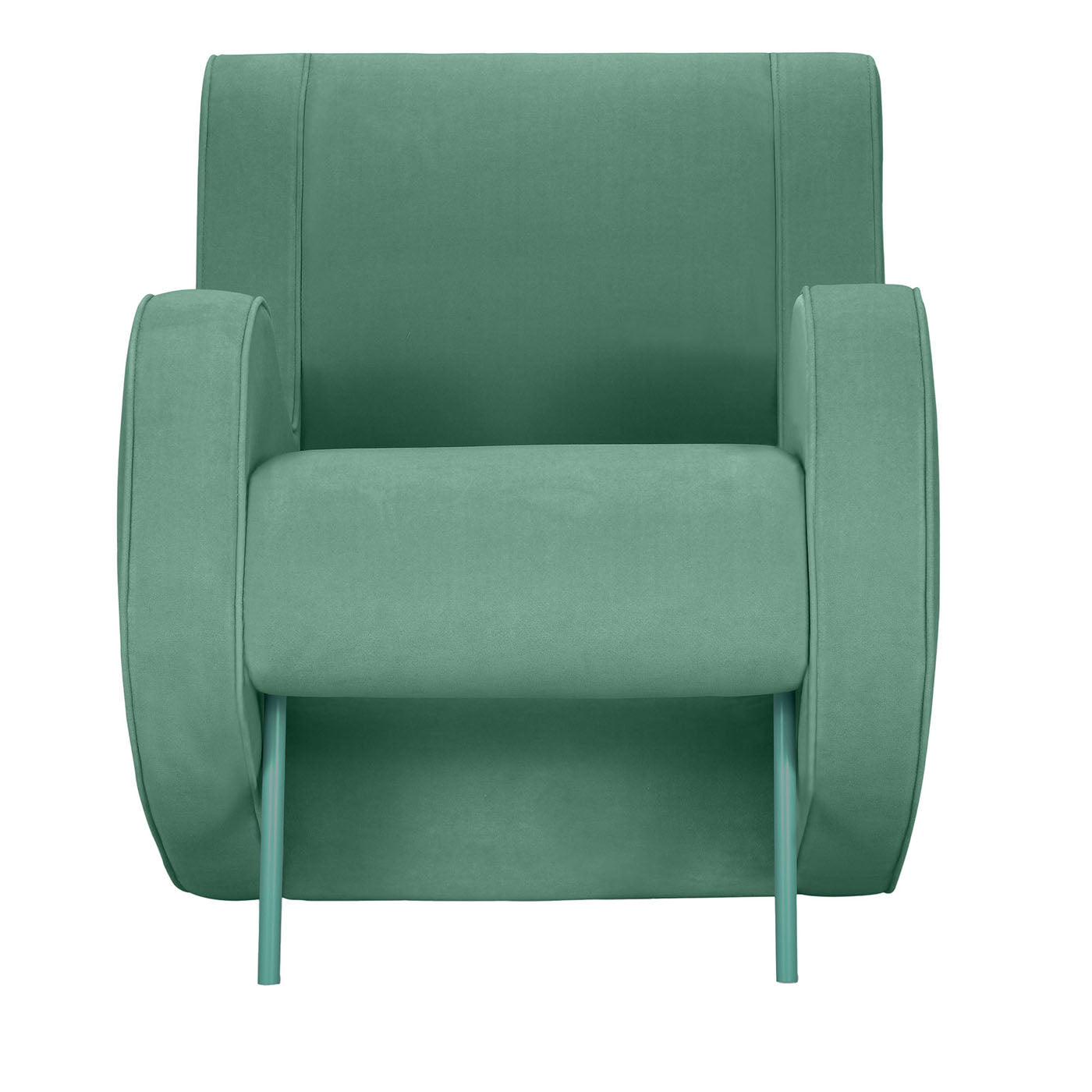 Atina Green Armchair By Simone Micheli  - Vue principale