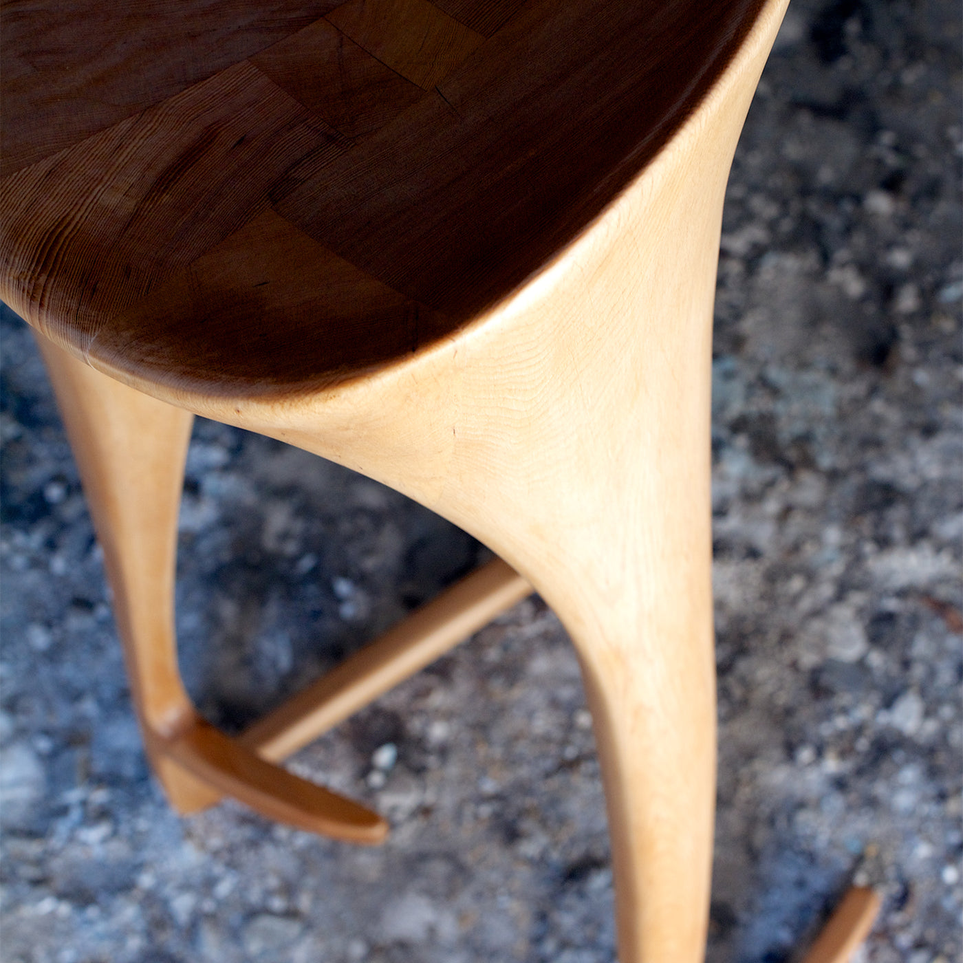 Betty Natural-Finished Stool - Alternative view 2